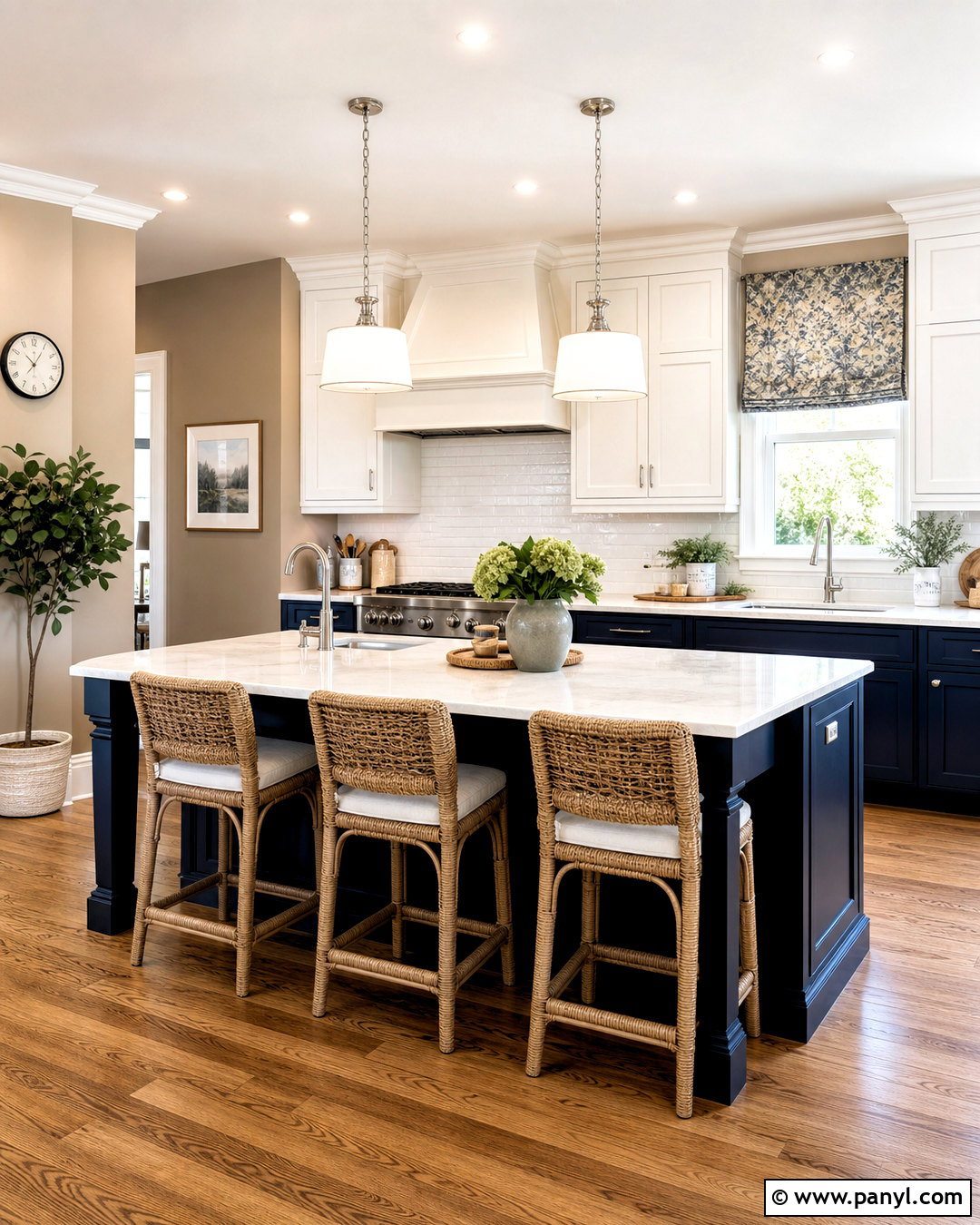 Taupe Kitchen Walls With Navy Cabinets - 20 taupe kitchen walls