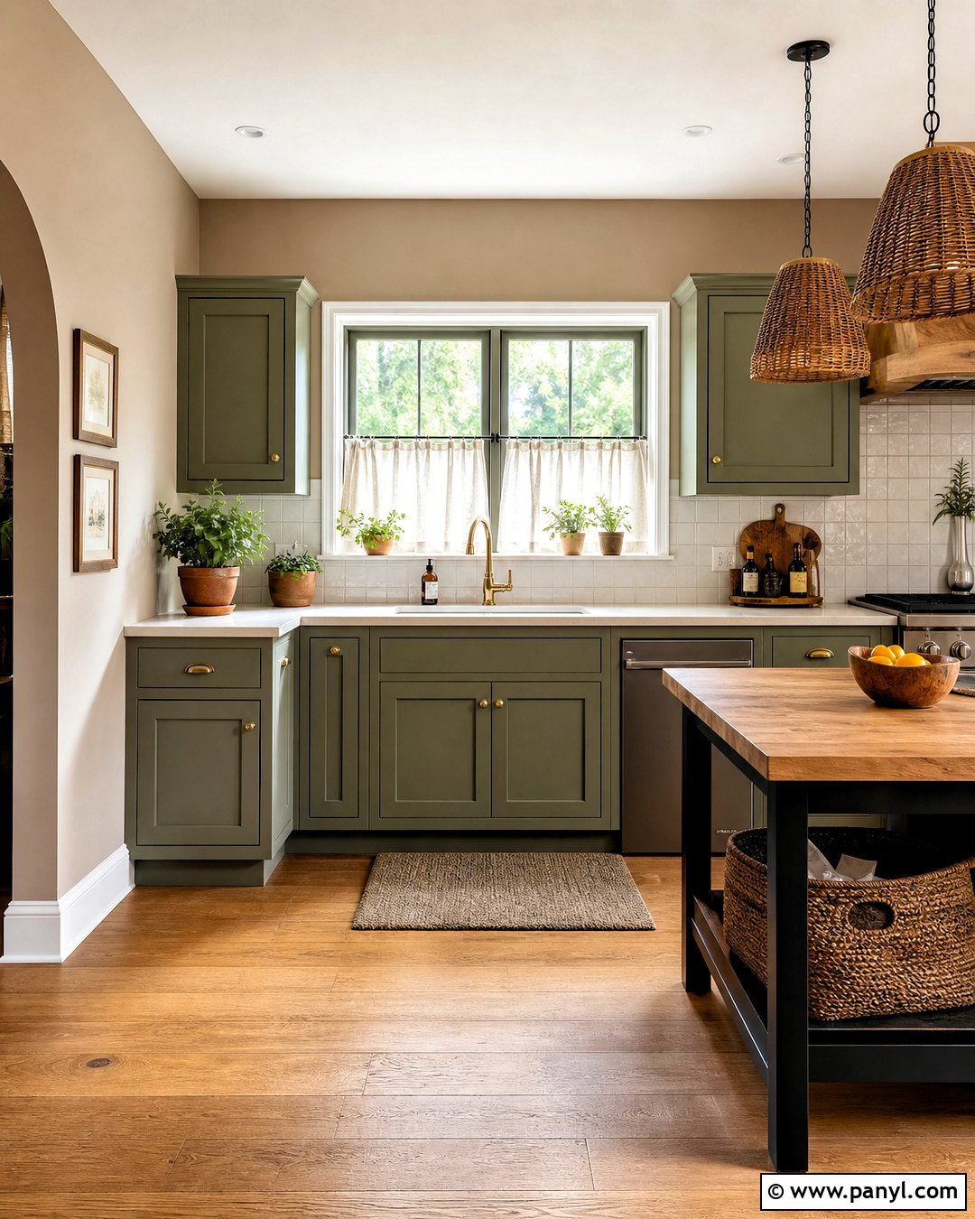 Taupe Kitchen Walls With Sage Green Cabinets - 20 taupe kitchen walls