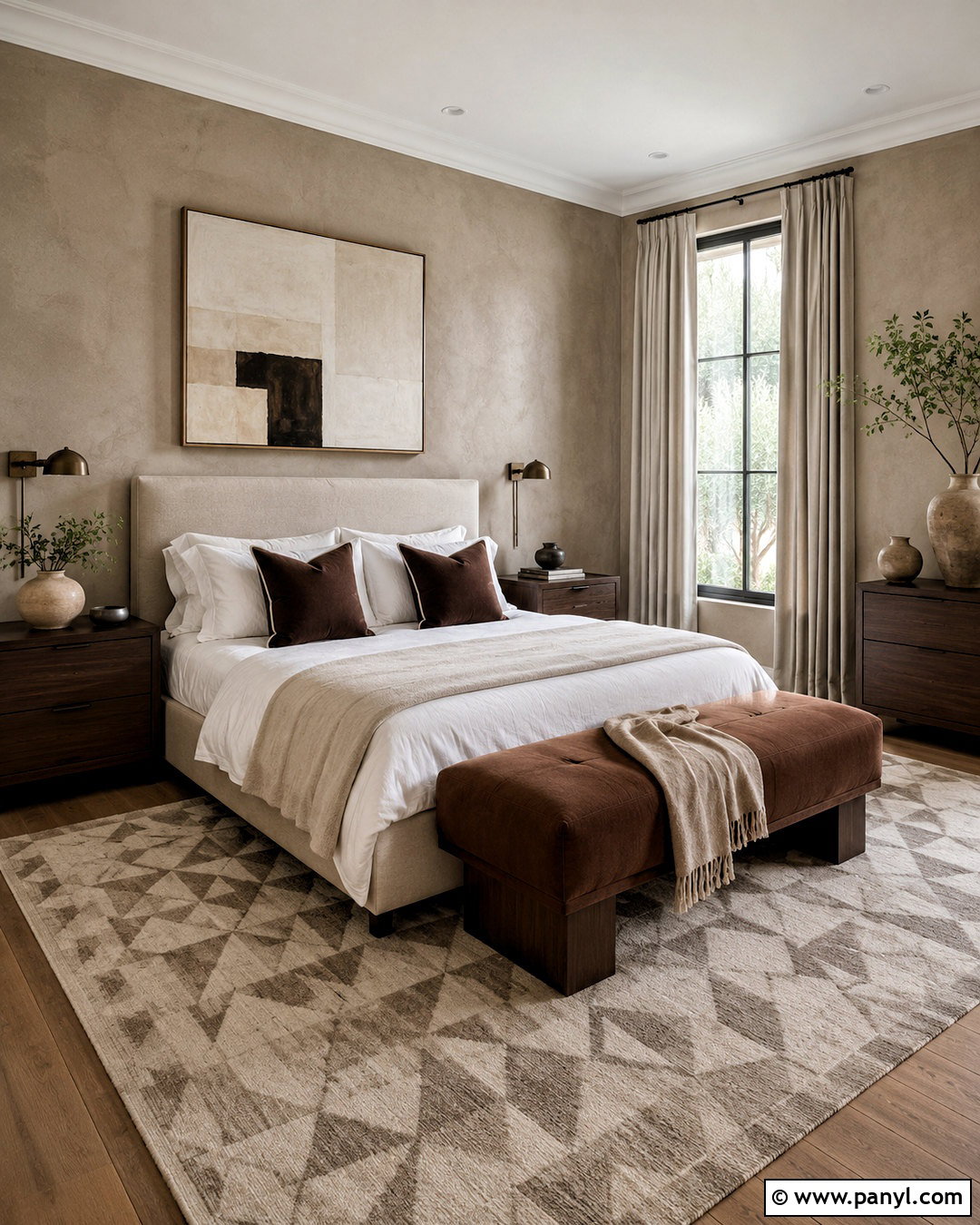 Taupe Limewash Bedroom - 20 limewash paint bedroom ideas