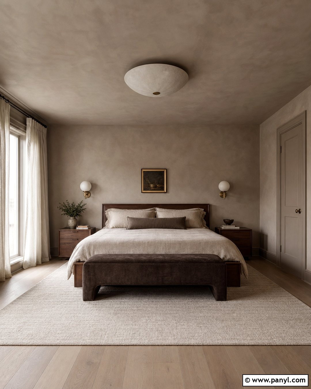 Taupe Limewash Ceiling - 25 Taupe Limewash Walls