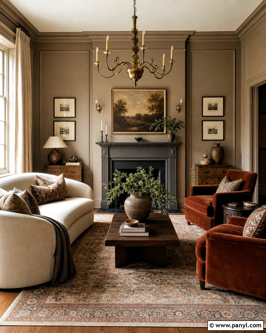 Taupe Living Room Color - 20 warm living room colors