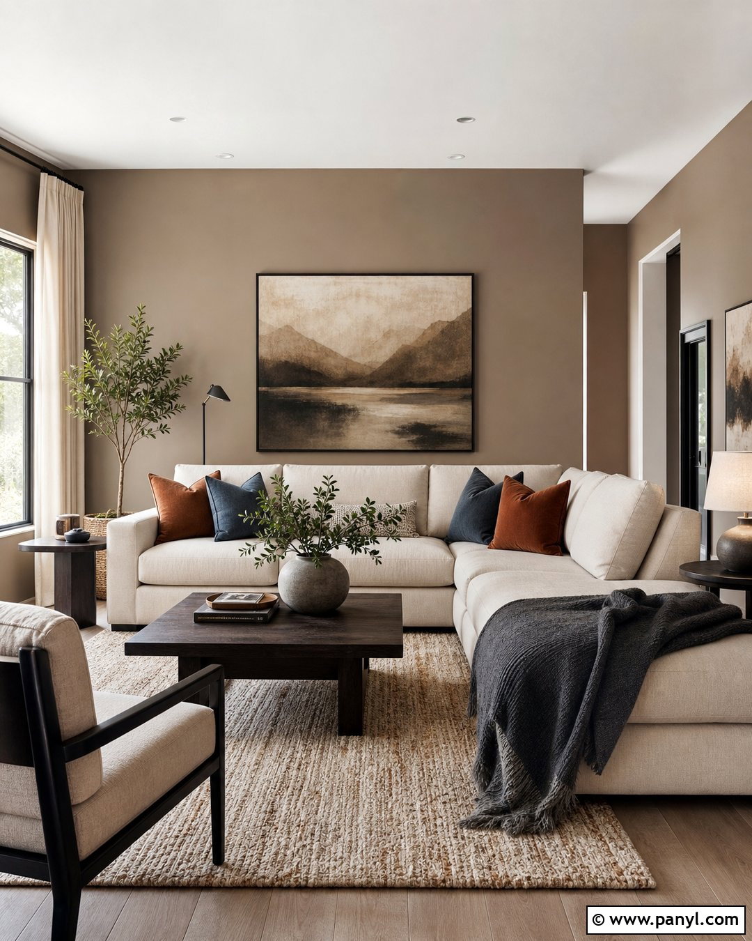 Taupe Living Room Walls - 50 paint ideas for walls