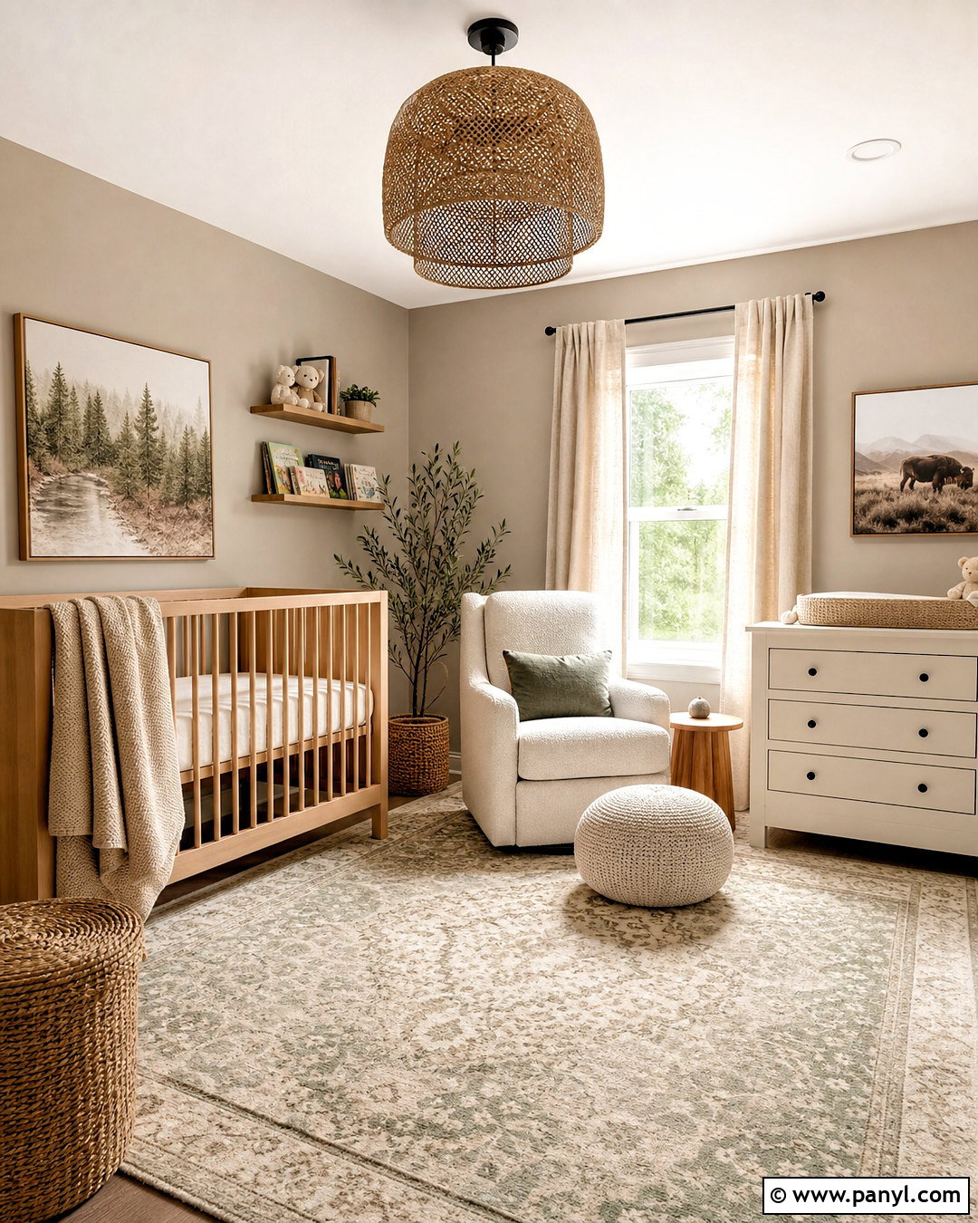 Taupe Nursery - 20 taupe interior ideas