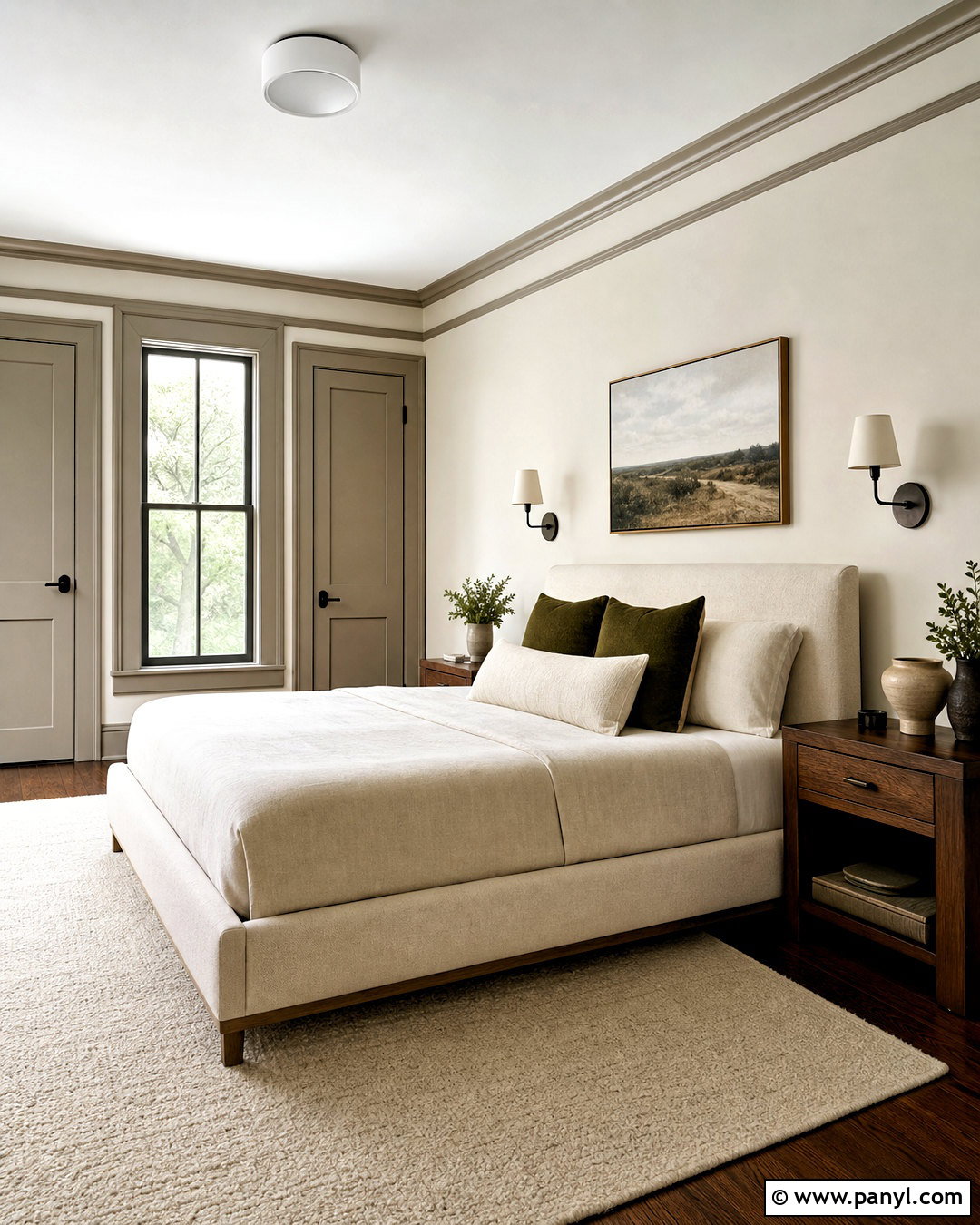 Taupe Trim - 20 trim colors interior ideas