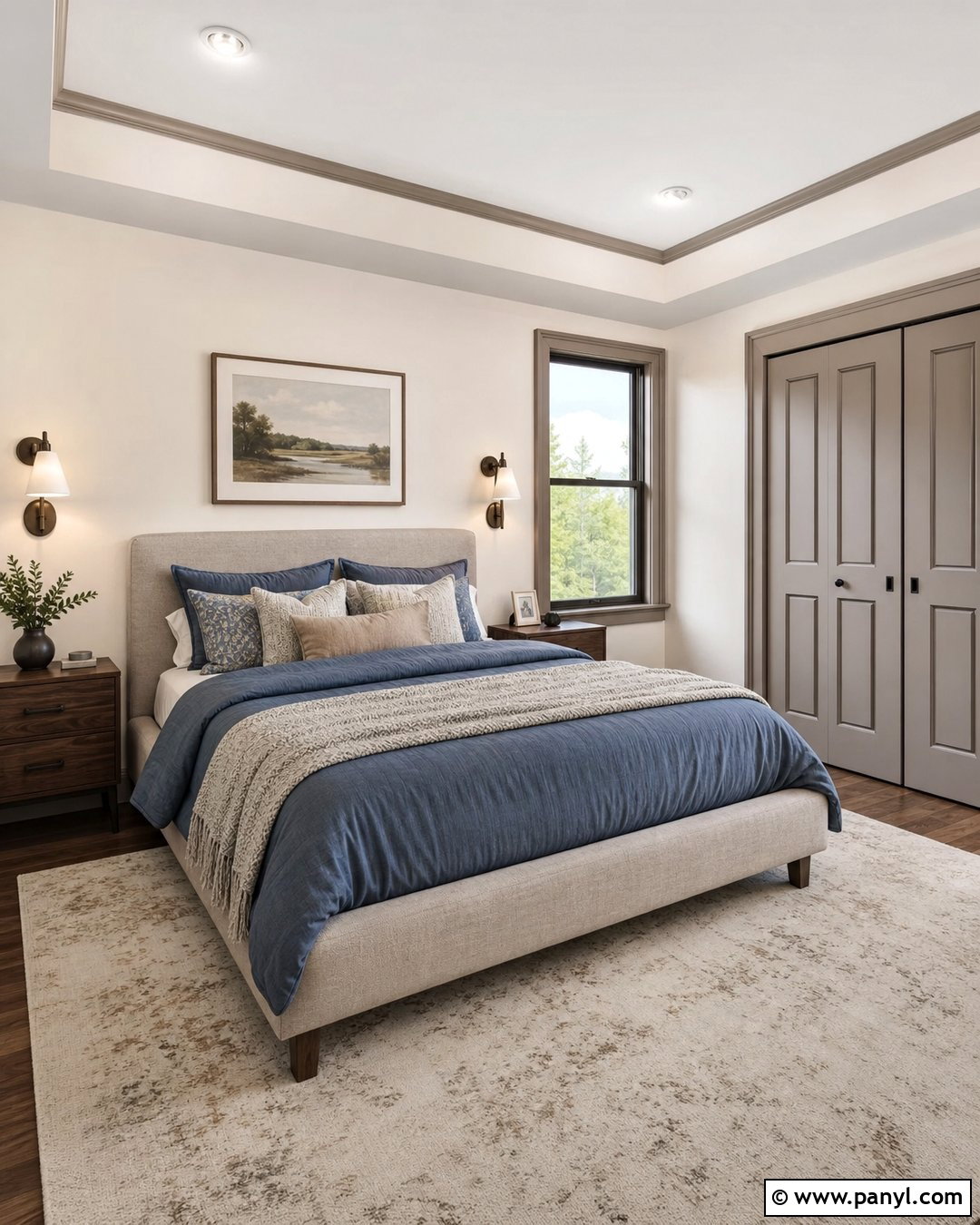Taupe Trim With Cream Walls - 35 Baseboards And Trim Color Ideas