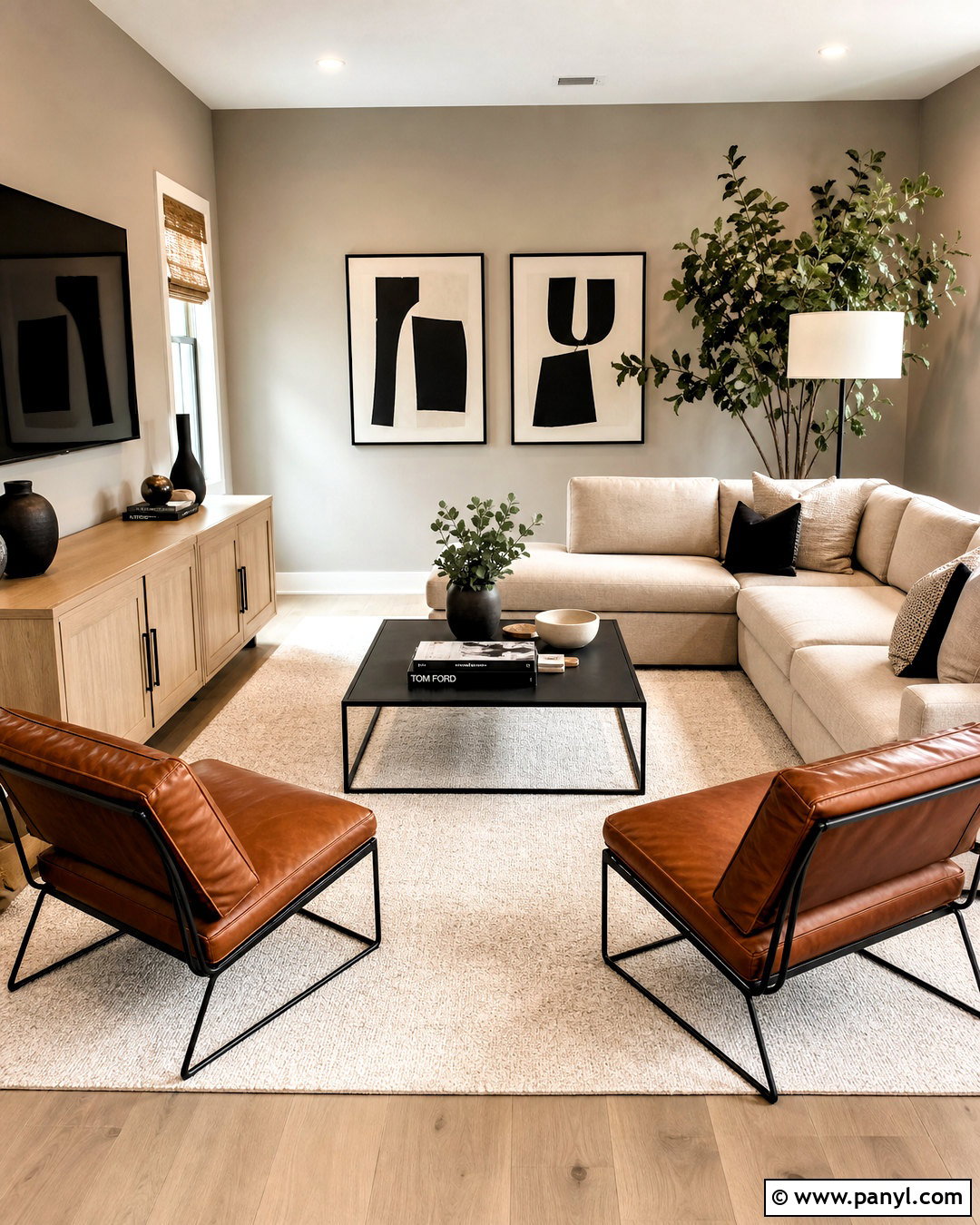Taupe Walls With Black Accents - 20 taupe walls living room ideas