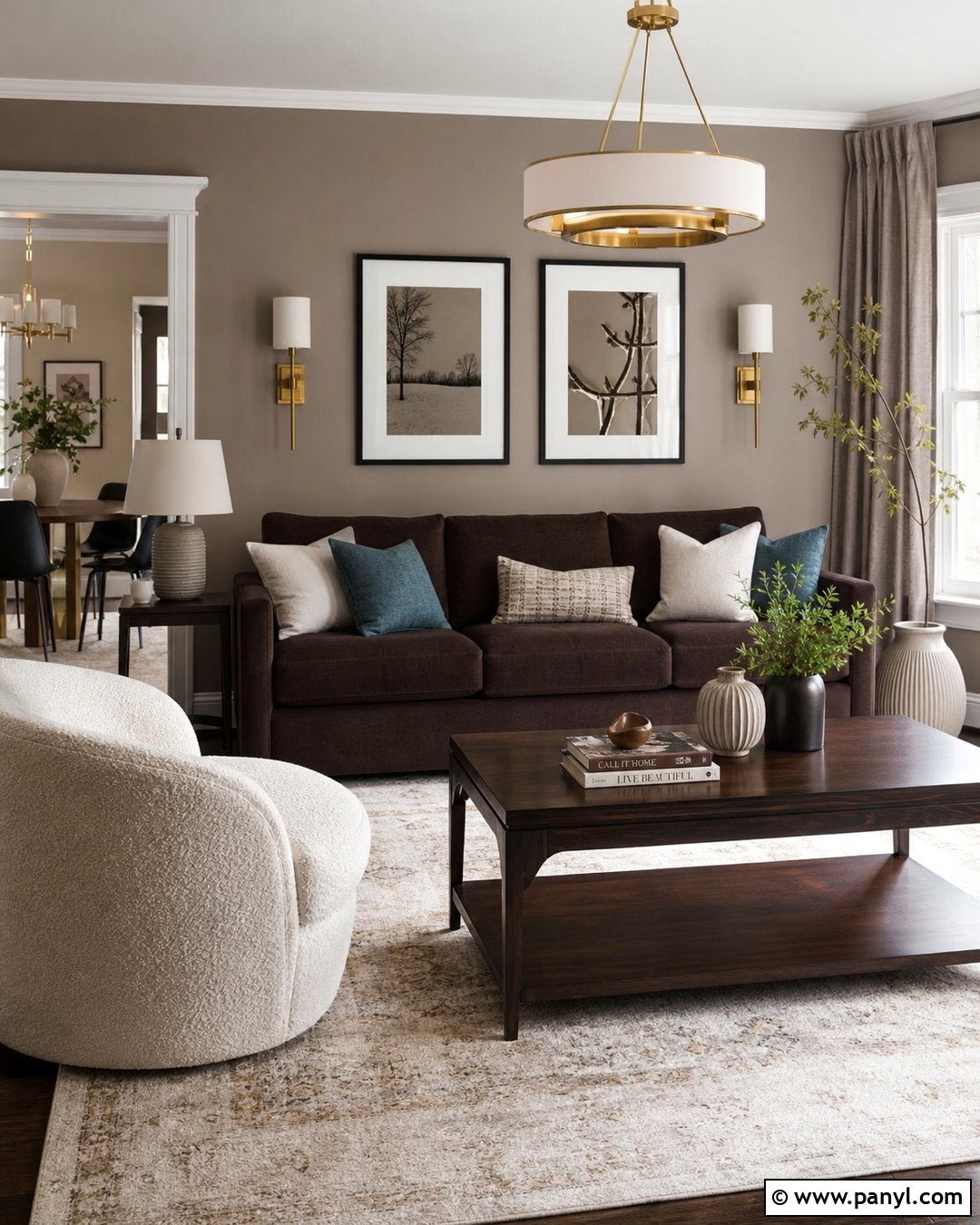 Taupe Walls With Brown Couch - 20 Best Wall Color For Brown Couch Ideas