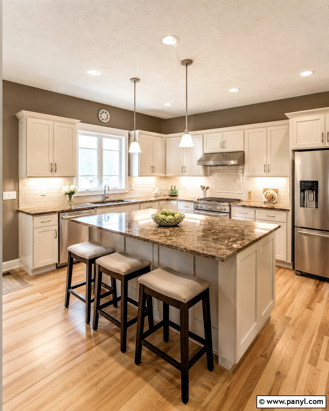 Taupe Walls With Brown Granite - 20 What Color Walls Go With Brown Granite Ideas