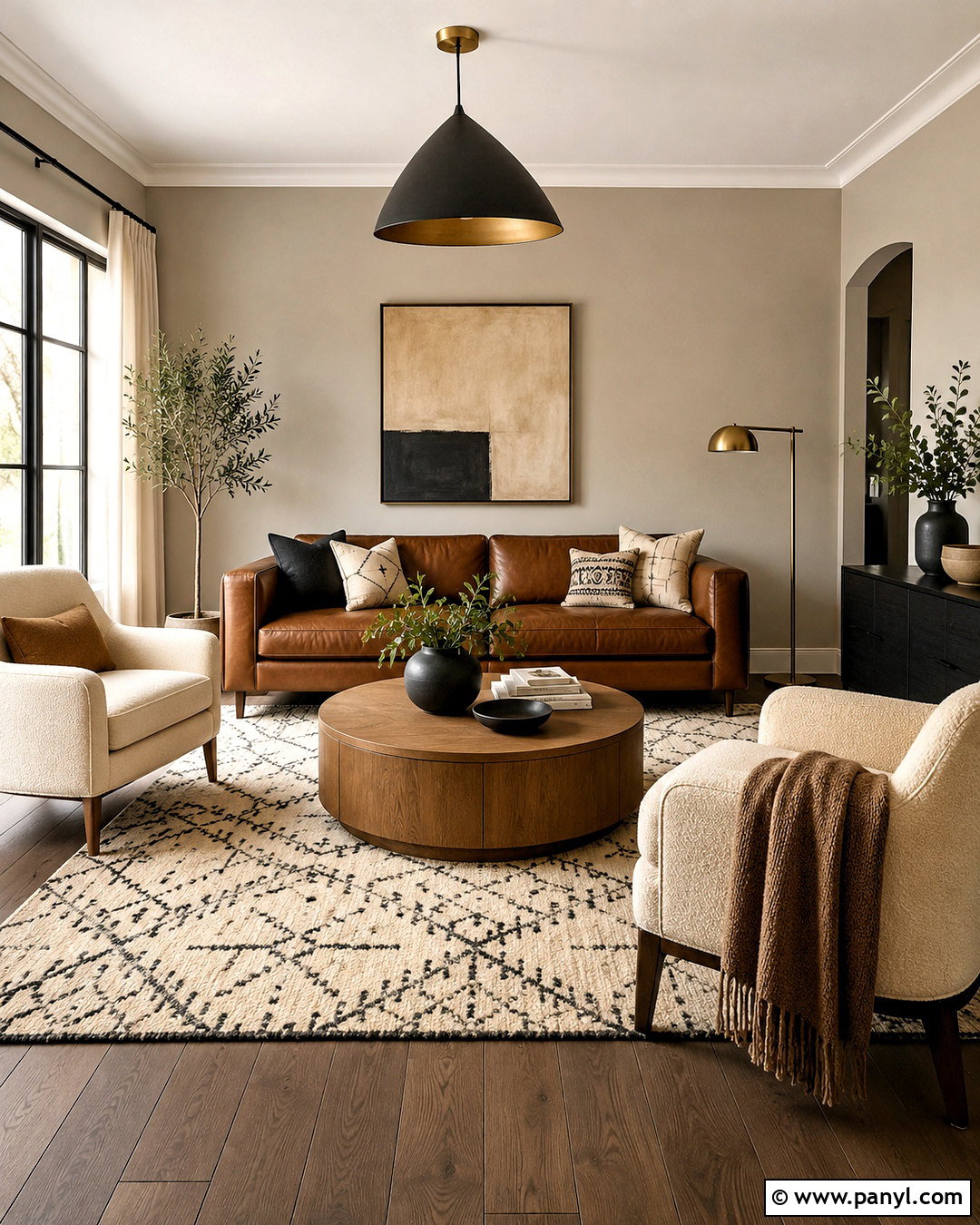 Taupe Walls With Brown Leather Furniture - 20 living room paint color ideas with brown furniture ideas