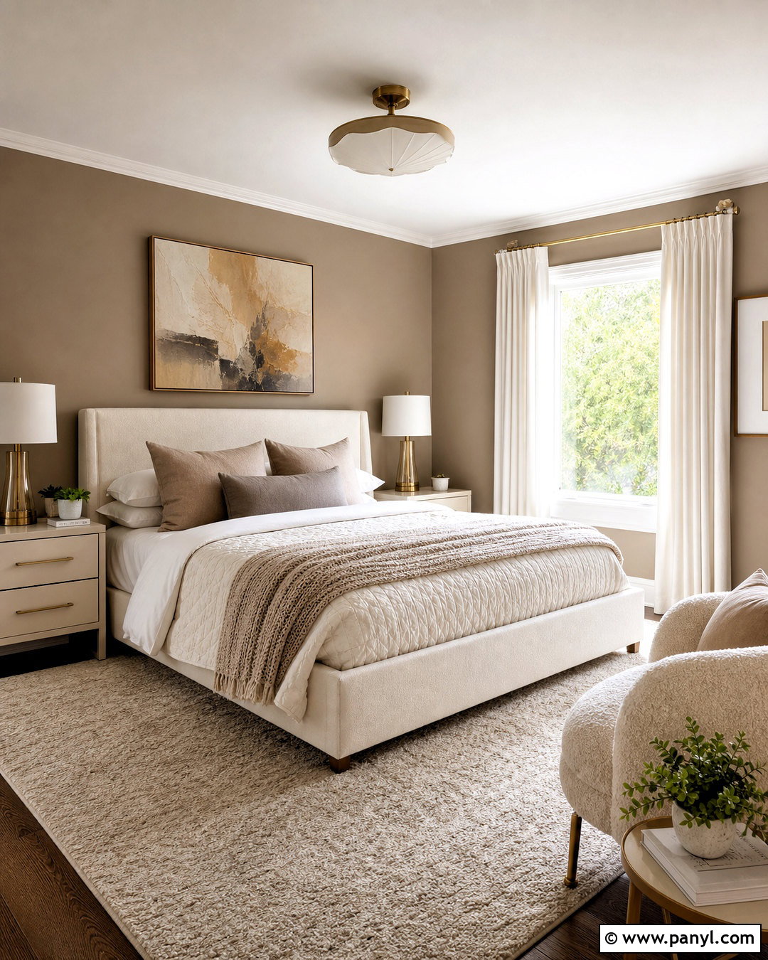 Taupe Walls With Cream Furniture - 20 taupe walls bedroom ideas