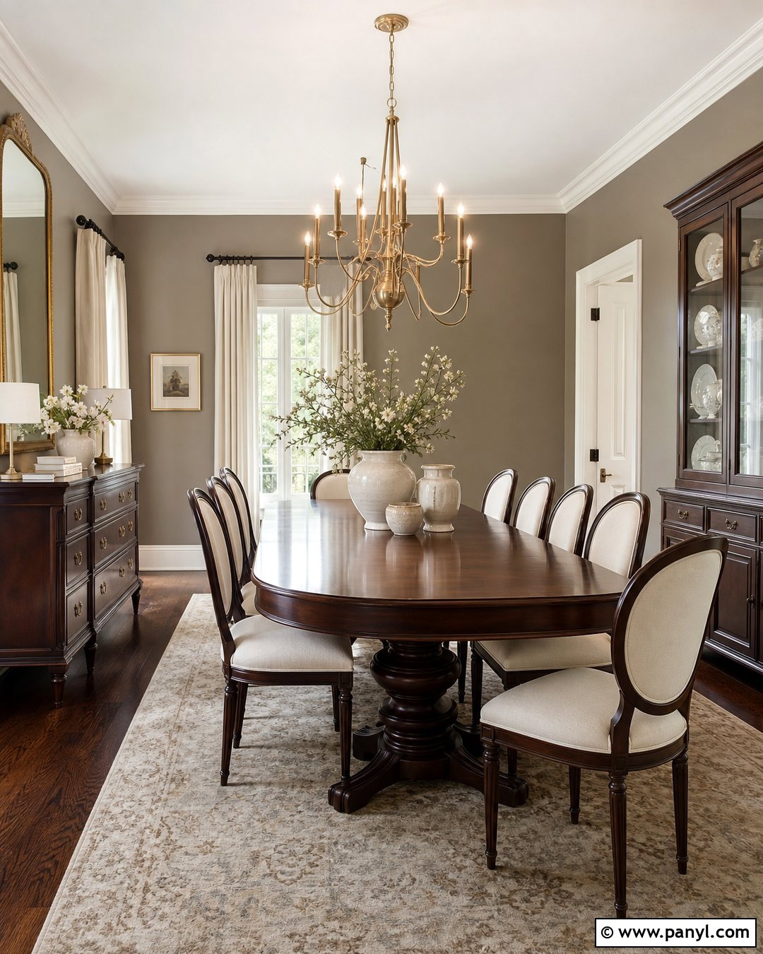 Taupe Walls With Dark Wood Furniture - 25 Wall Colour With Wooden Furniture Ideas