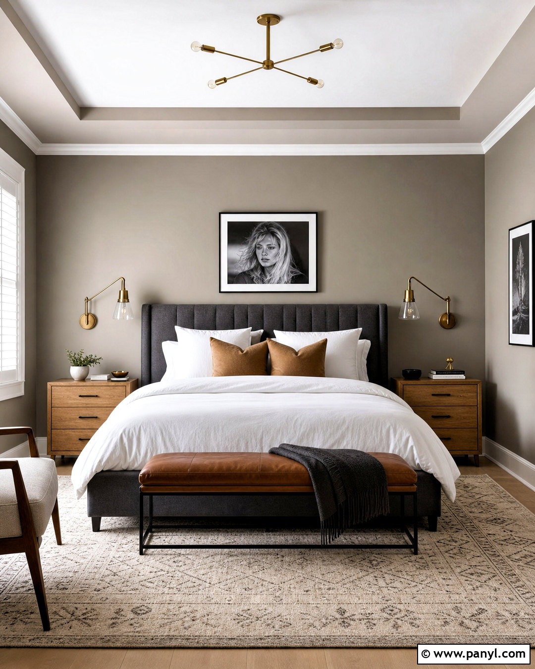 Taupe Walls With Gray Upholstery - 20 taupe walls bedroom ideas