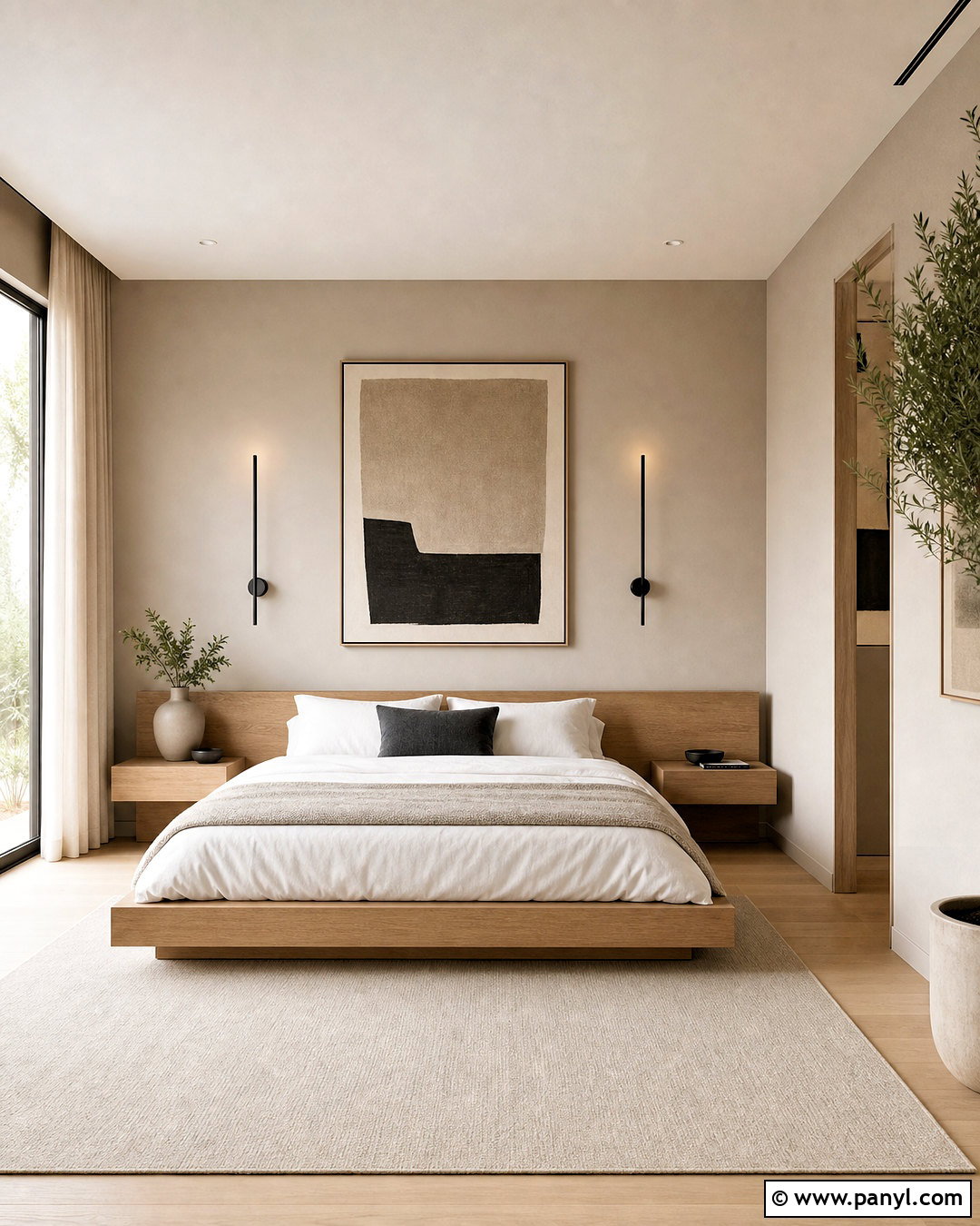 Taupe Walls With Minimalist Decor - 20 taupe walls bedroom ideas