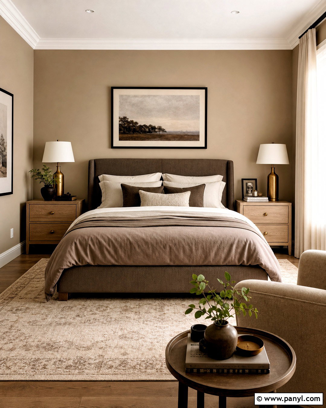 Taupe Walls With Tonal Taupe Decor - 20 taupe walls bedroom ideas