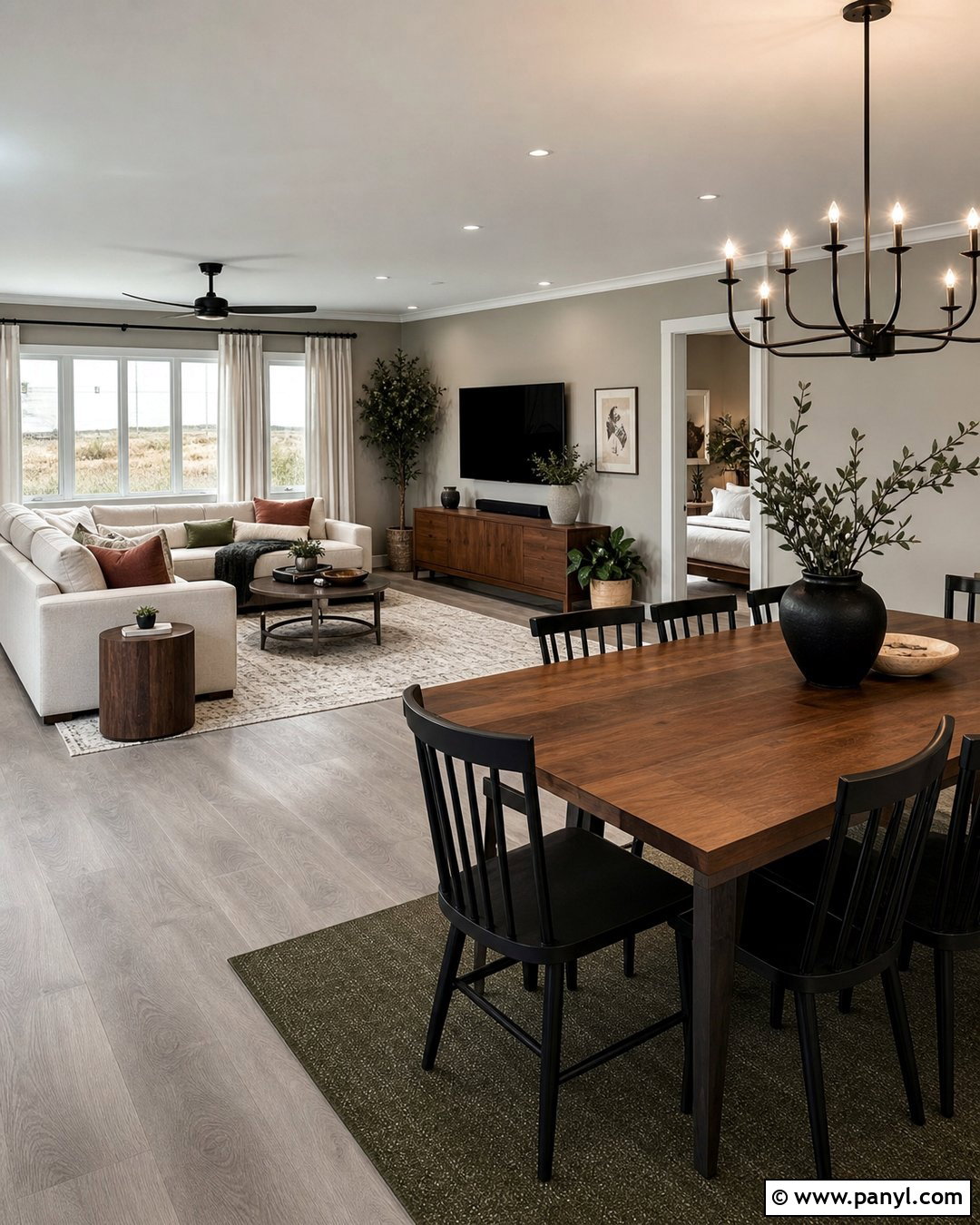 Taupe Walls With Warm Gray Floors - 25 Wall Floor Color Combination Ideas