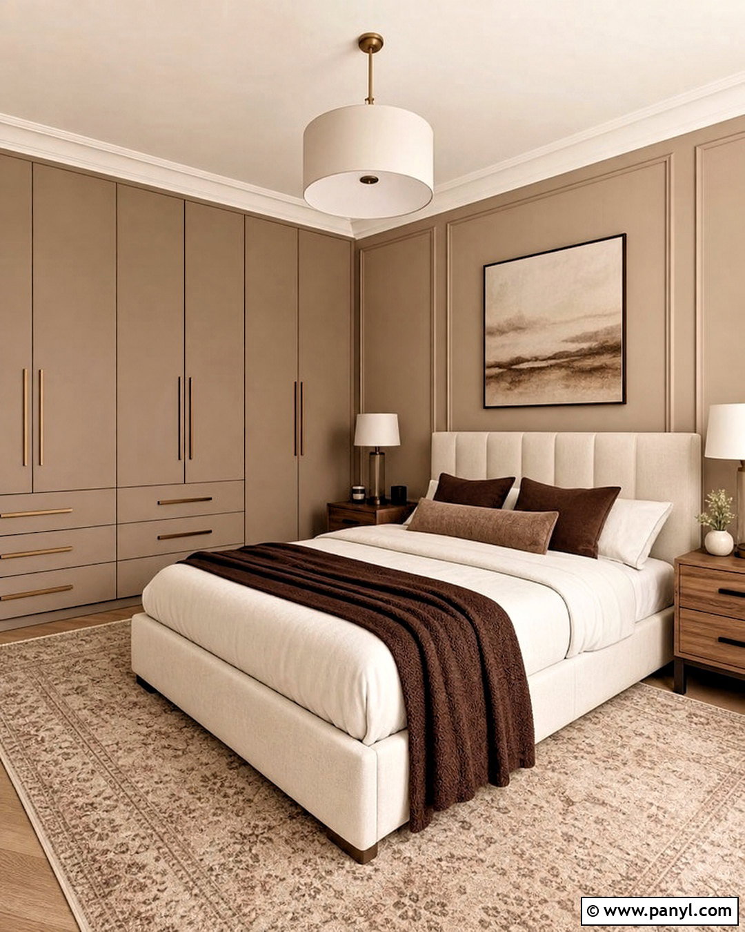 Taupe Wardrobe - 20 wardrobe colour ideas bedrooms