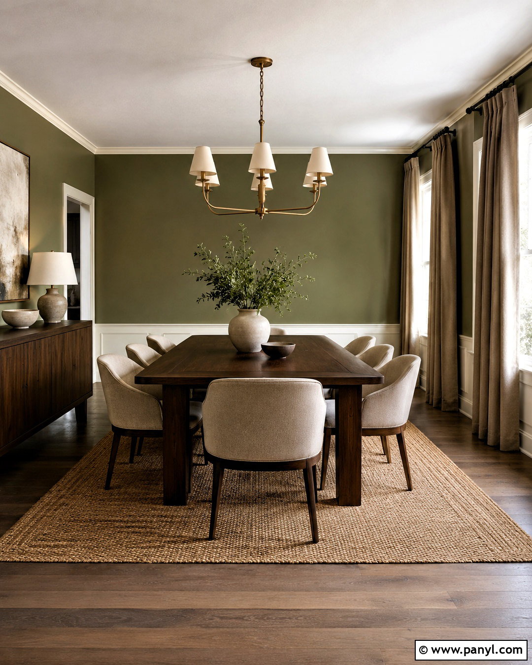 Taupe With Olive Green Walls - 20 What Colours Go With Olive Green Walls