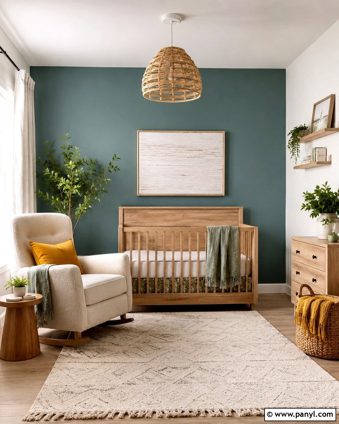 Teal Accent Wall Nursery - 20 Teal Accent Walls