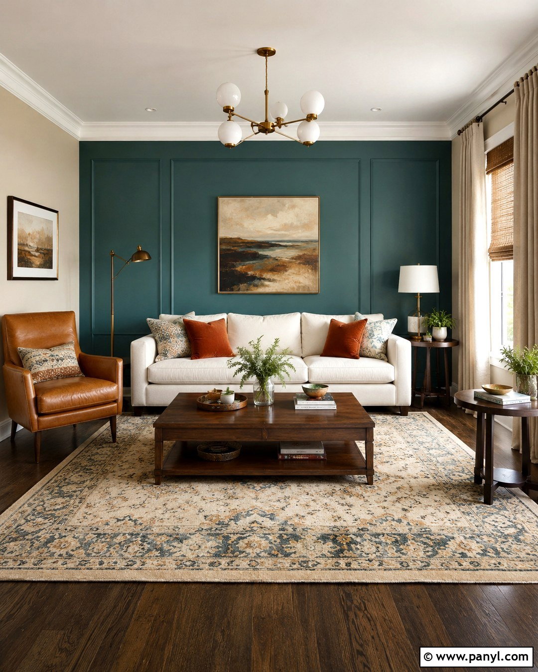 Teal Accent Wall With Cream Walls - 20 Accent Wall With Cream Walls
