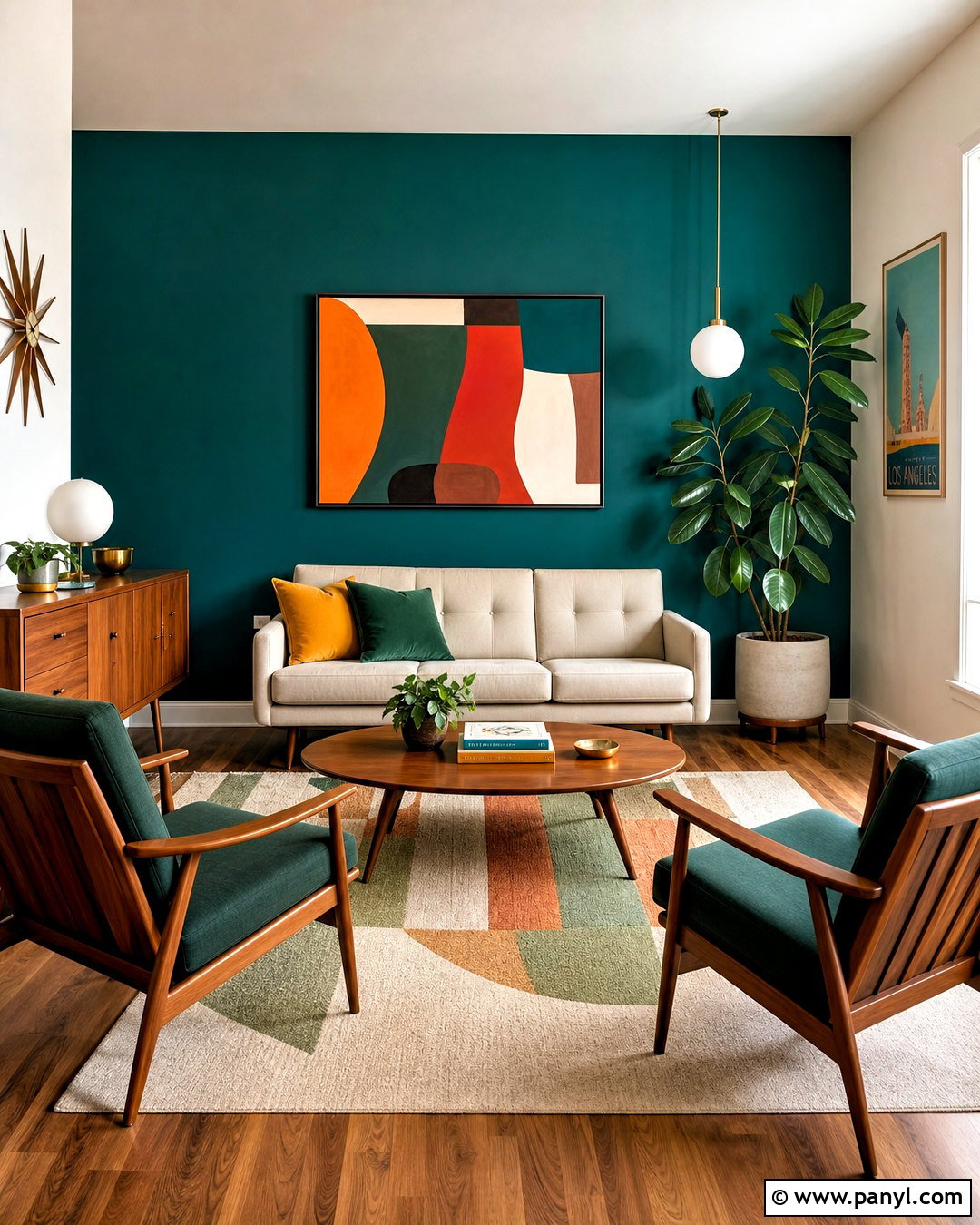 20 Teal Accent Wall Living Room Ideas for a Striking Update