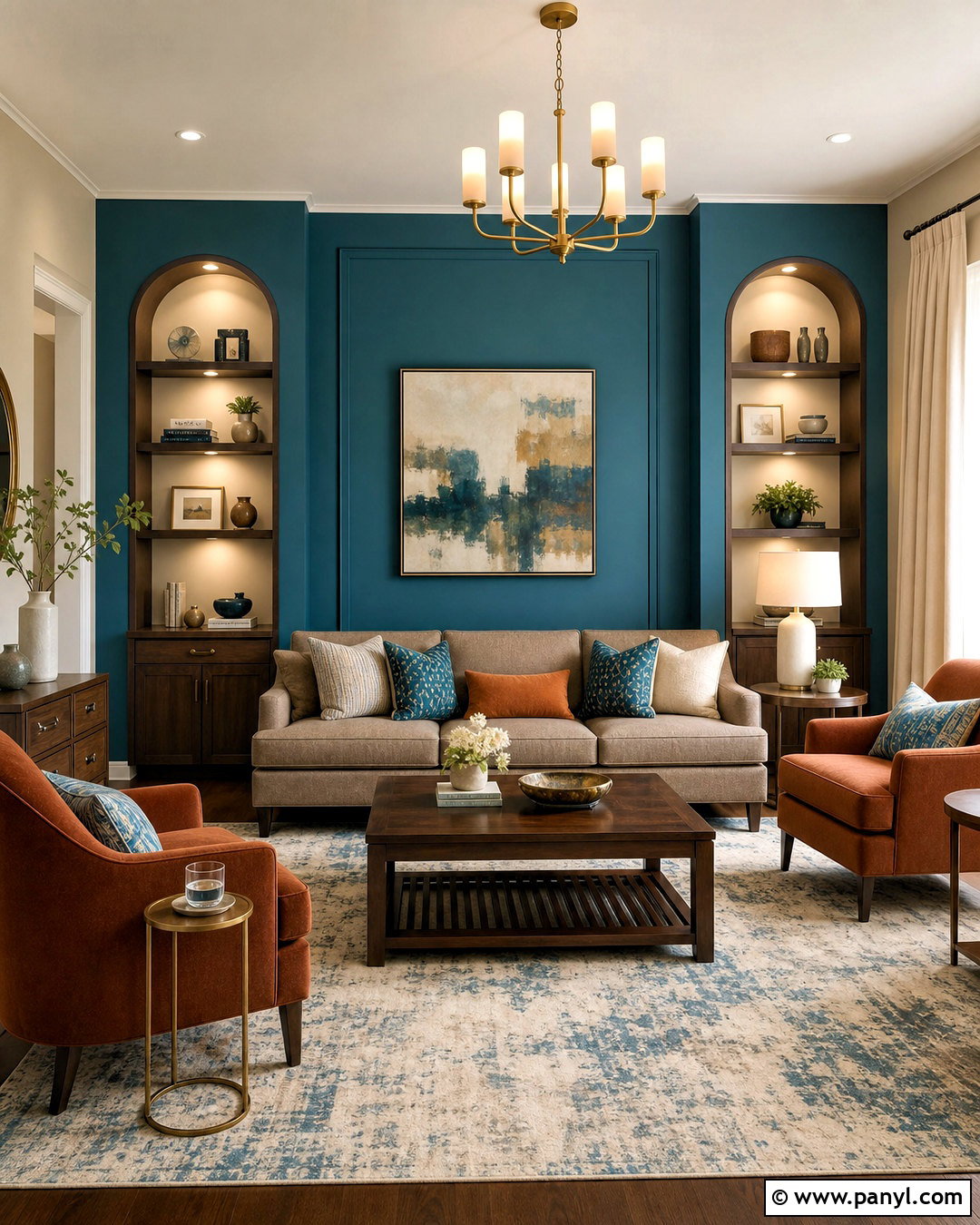 Teal And Beige Drawing Room Colour - 20 drawing room colour ideas