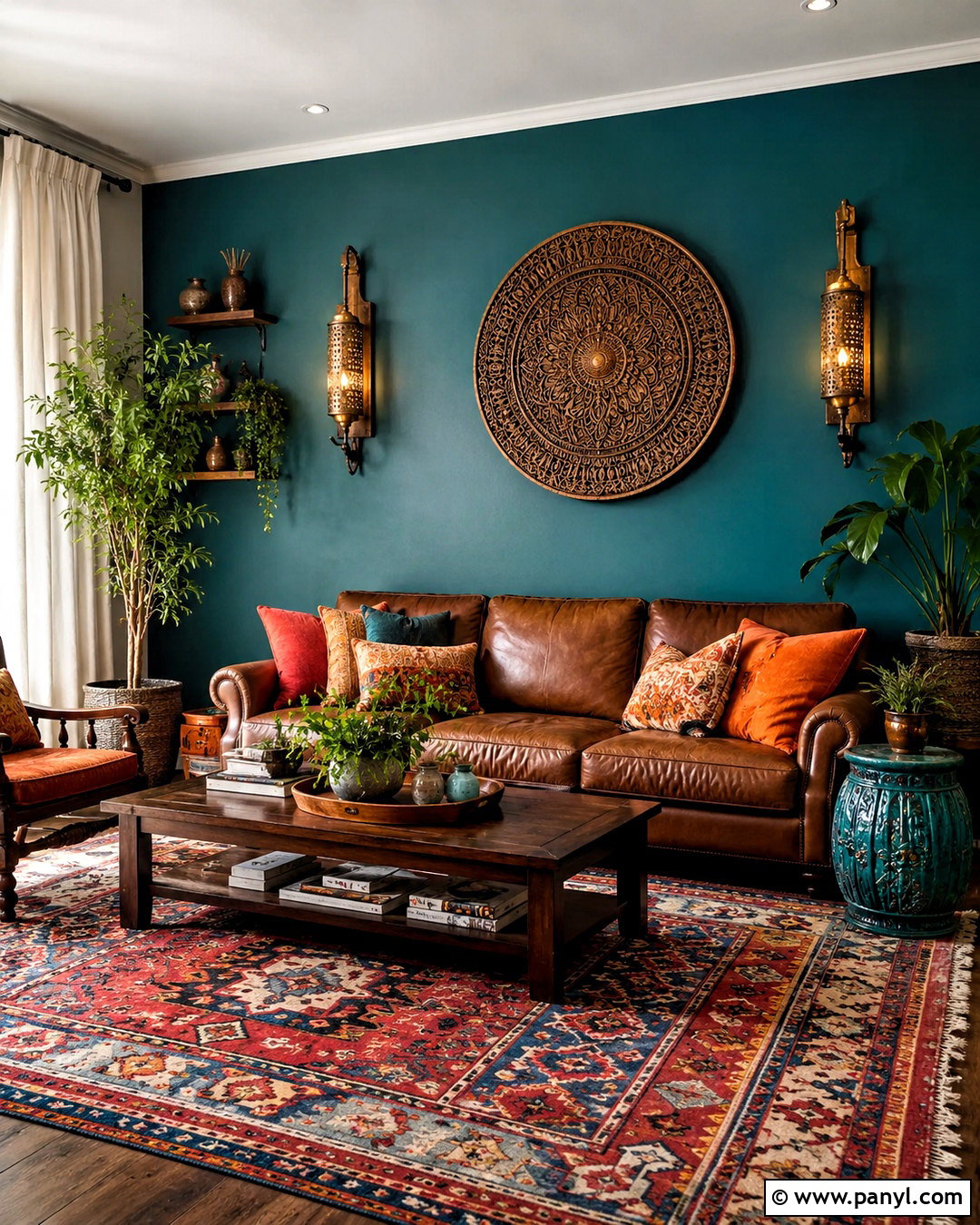 Teal And Burnt Orange Bohemian Color Scheme - 20 bohemian color scheme ideas