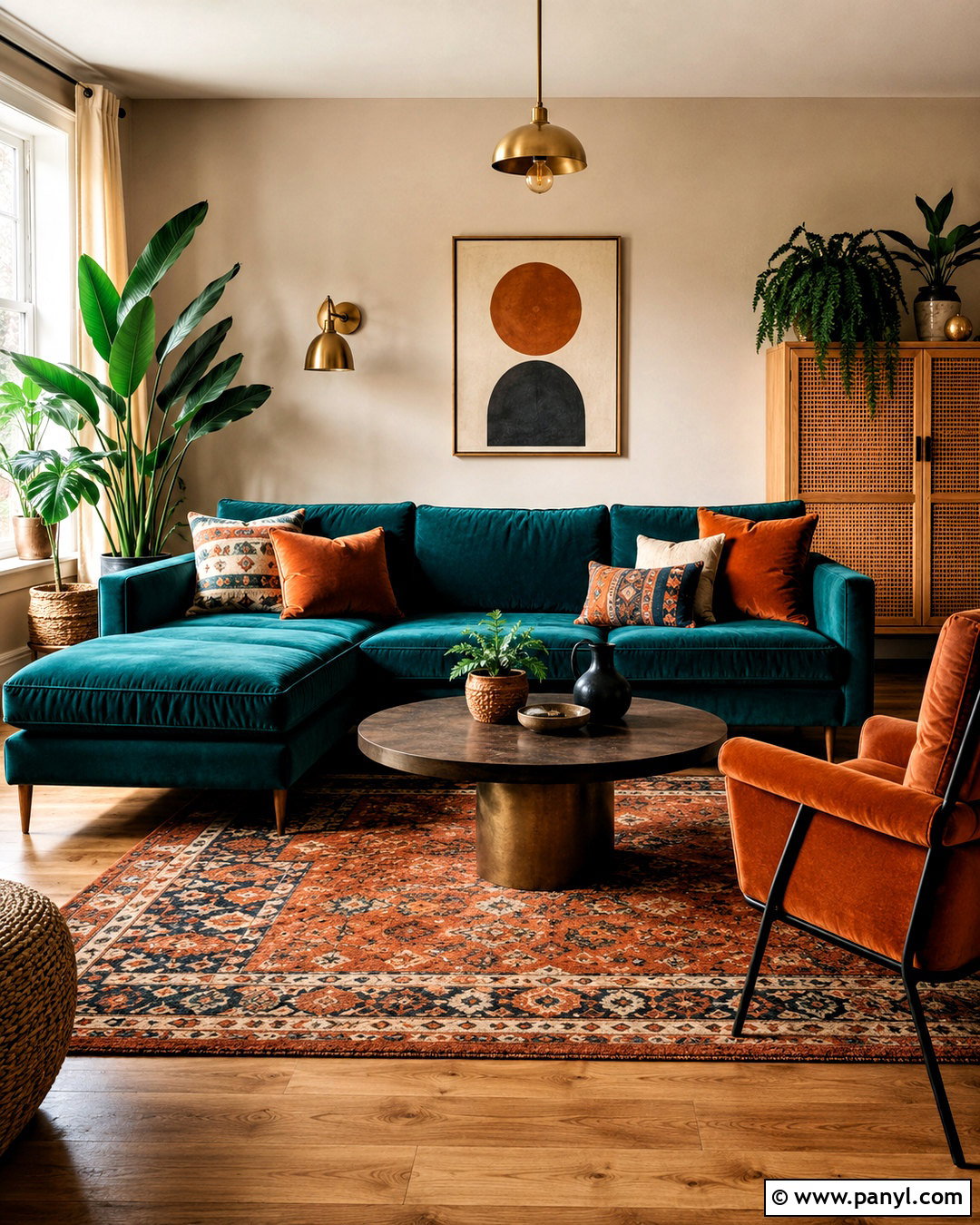 Teal And Burnt Orange Boho Color Palette - 20 boho chic color palette ideas