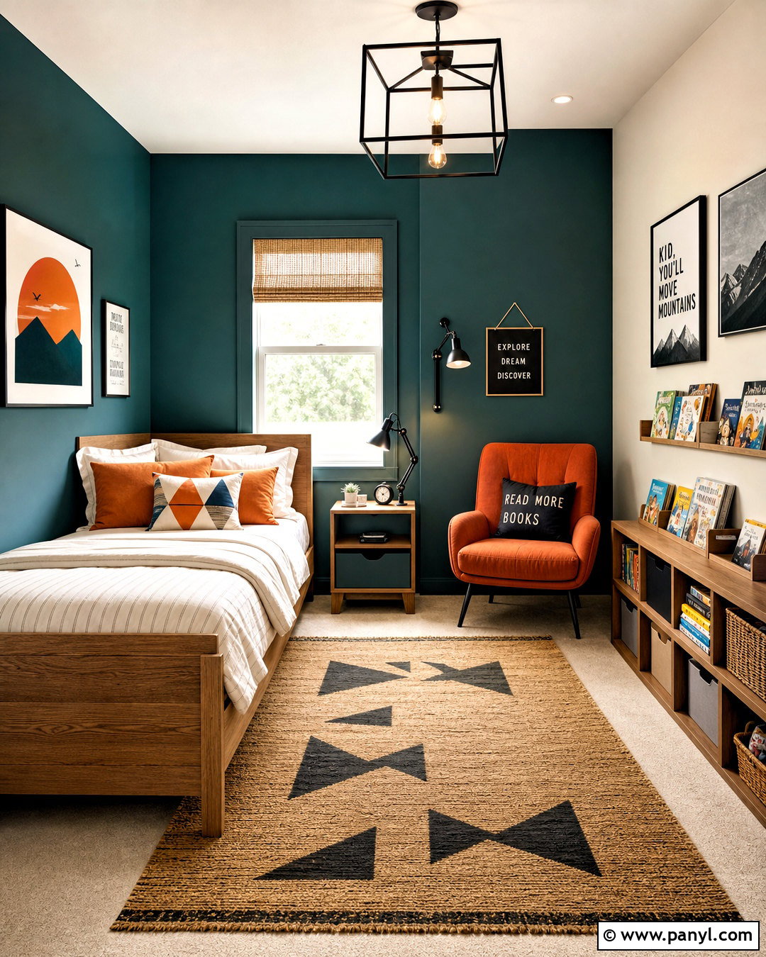 Teal And Burnt Orange Kids Room - 20 kids room color schemes