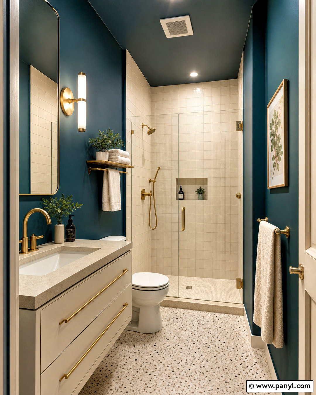 Teal And Cream Bathroom - 20 small bathroom colour schemes
