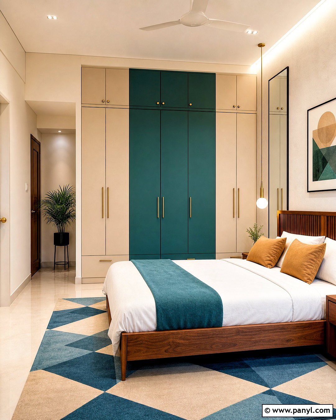 Teal And Cream Wardrobe - 20 wardrobe colour ideas bedrooms