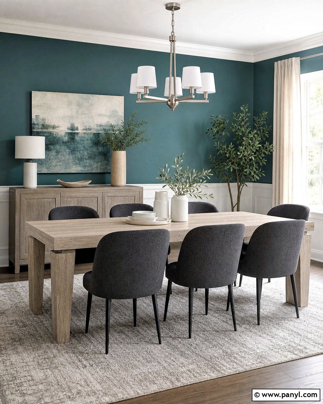 Teal And Gray Dining Room - 20 teal dining room ideas