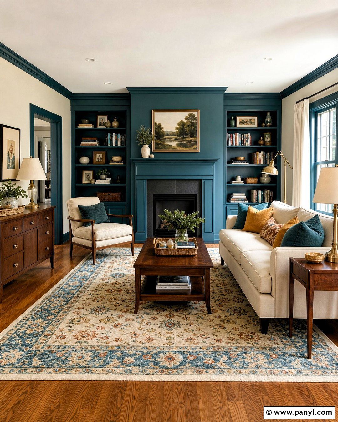 Teal And Ivory Interior Paint Scheme - 20 interior paint schemes