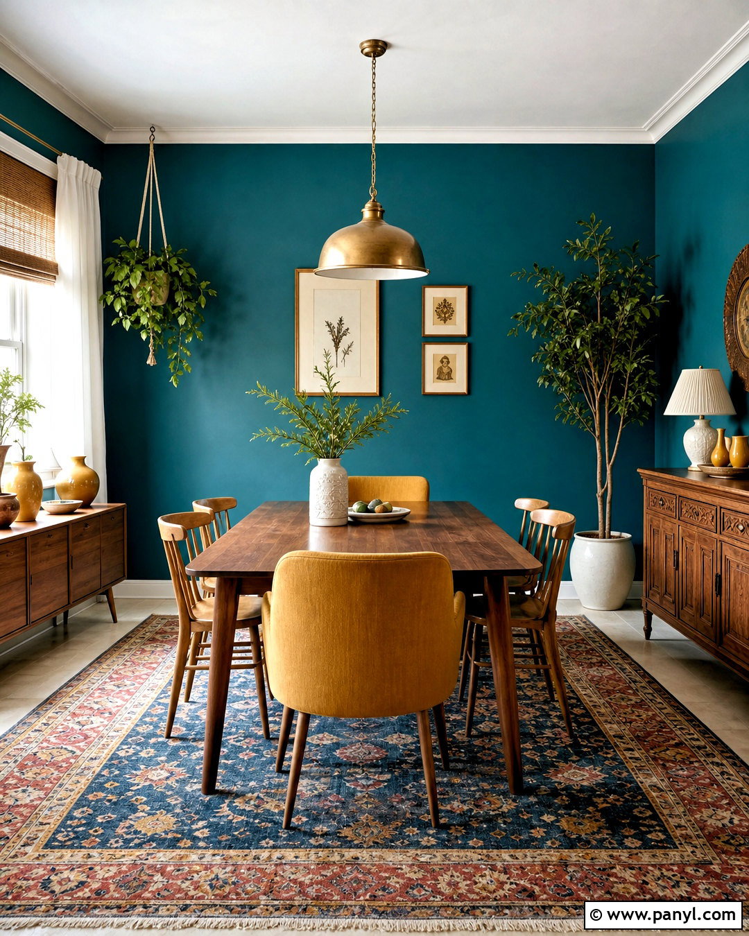 Teal And Mustard Dining Room - 20 teal dining room ideas