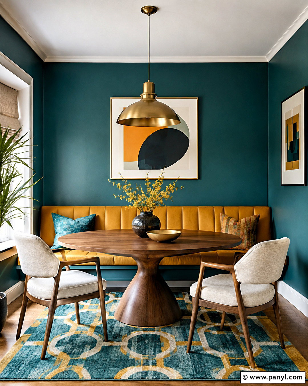 Teal And Mustard Yellow - 20 colors that go with teal ideas