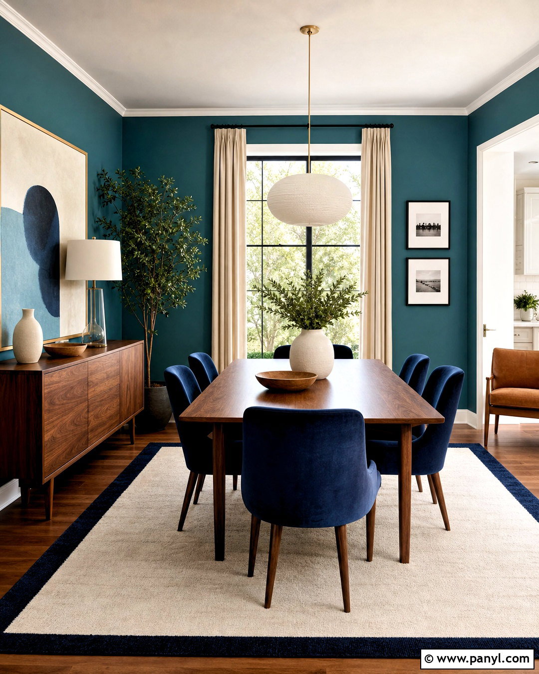 Teal And Navy Dining Room - 20 teal dining room ideas
