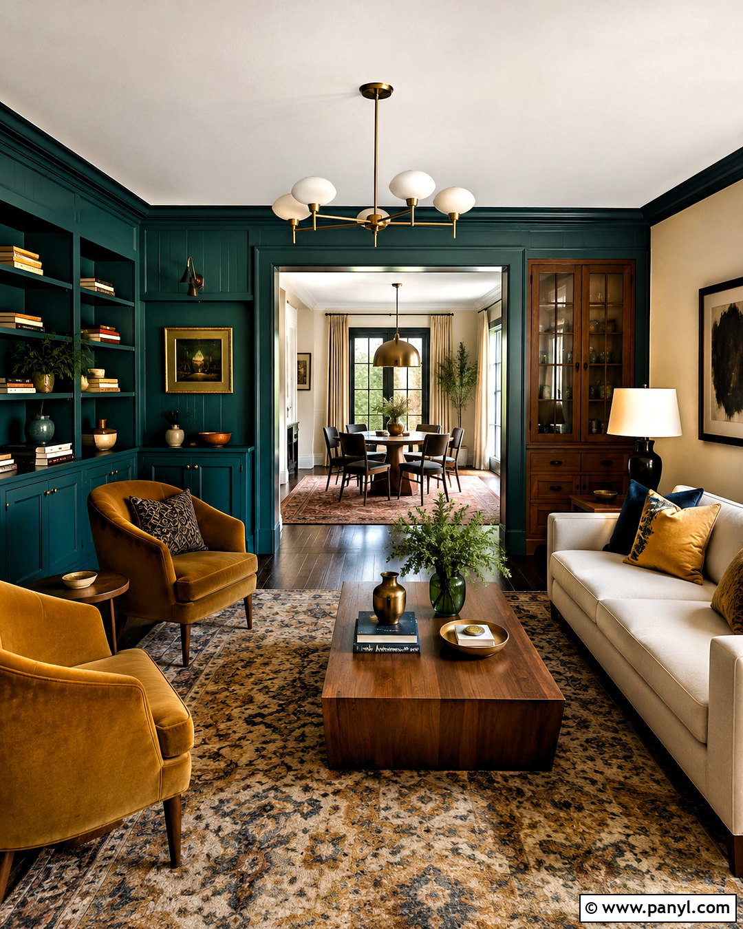 Teal And Ochre Color Scheme - 20 indoor color schemes house ideas