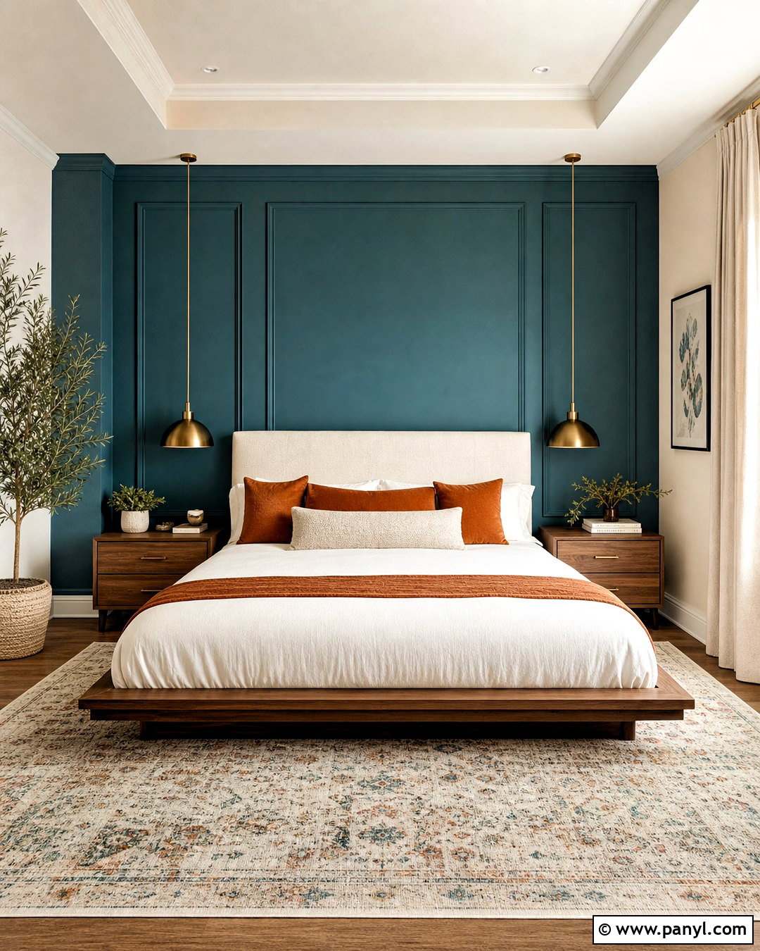 Teal And Off-White Bedroom Color - 20 asian paint bedroom color ideas