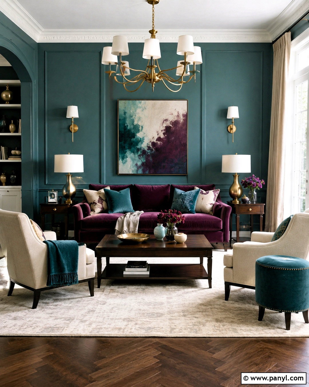 Teal And Plum - 20 colors that go with teal ideas