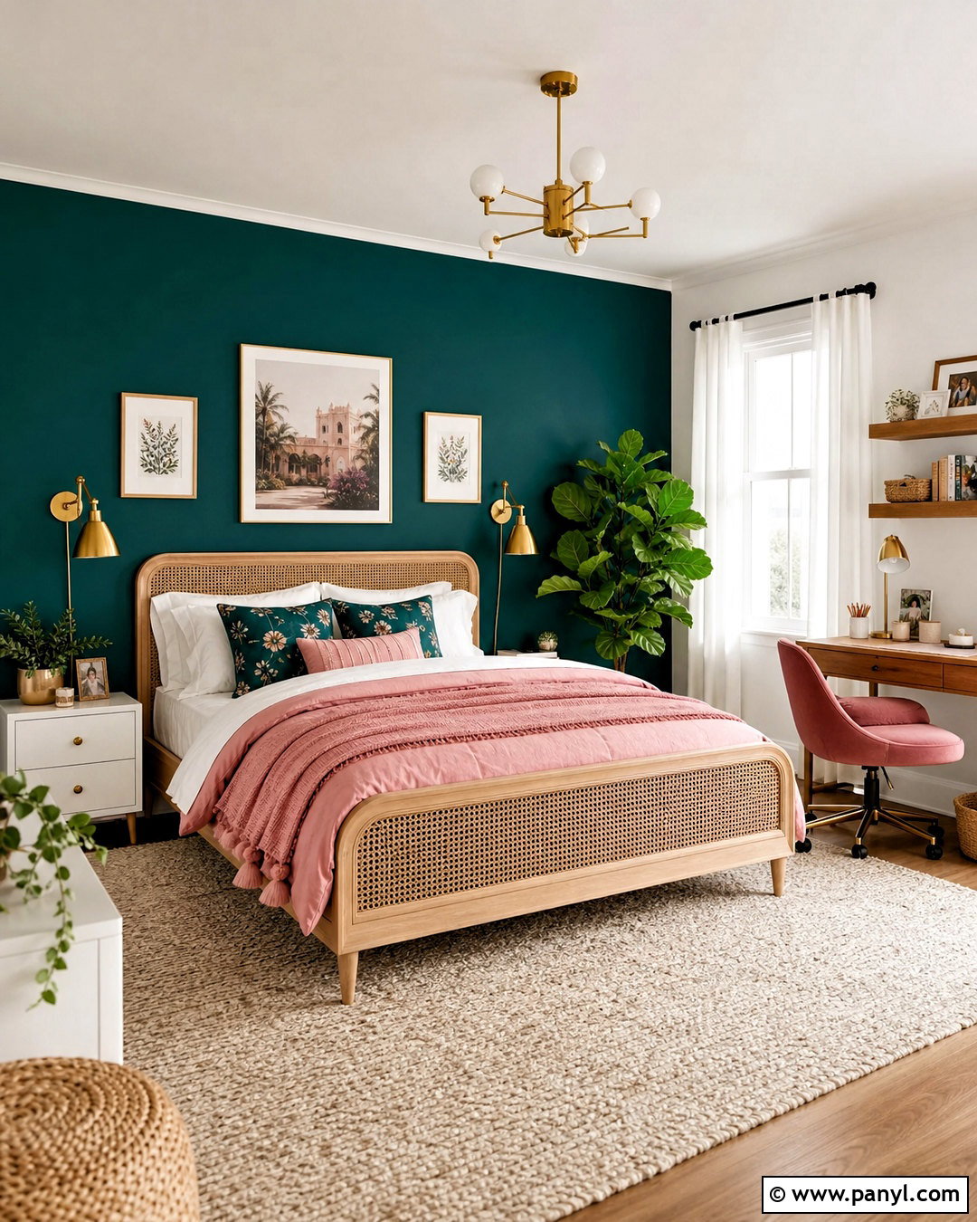 Teal And Rose Girls Bedroom - 20 girls bedroom color ideas