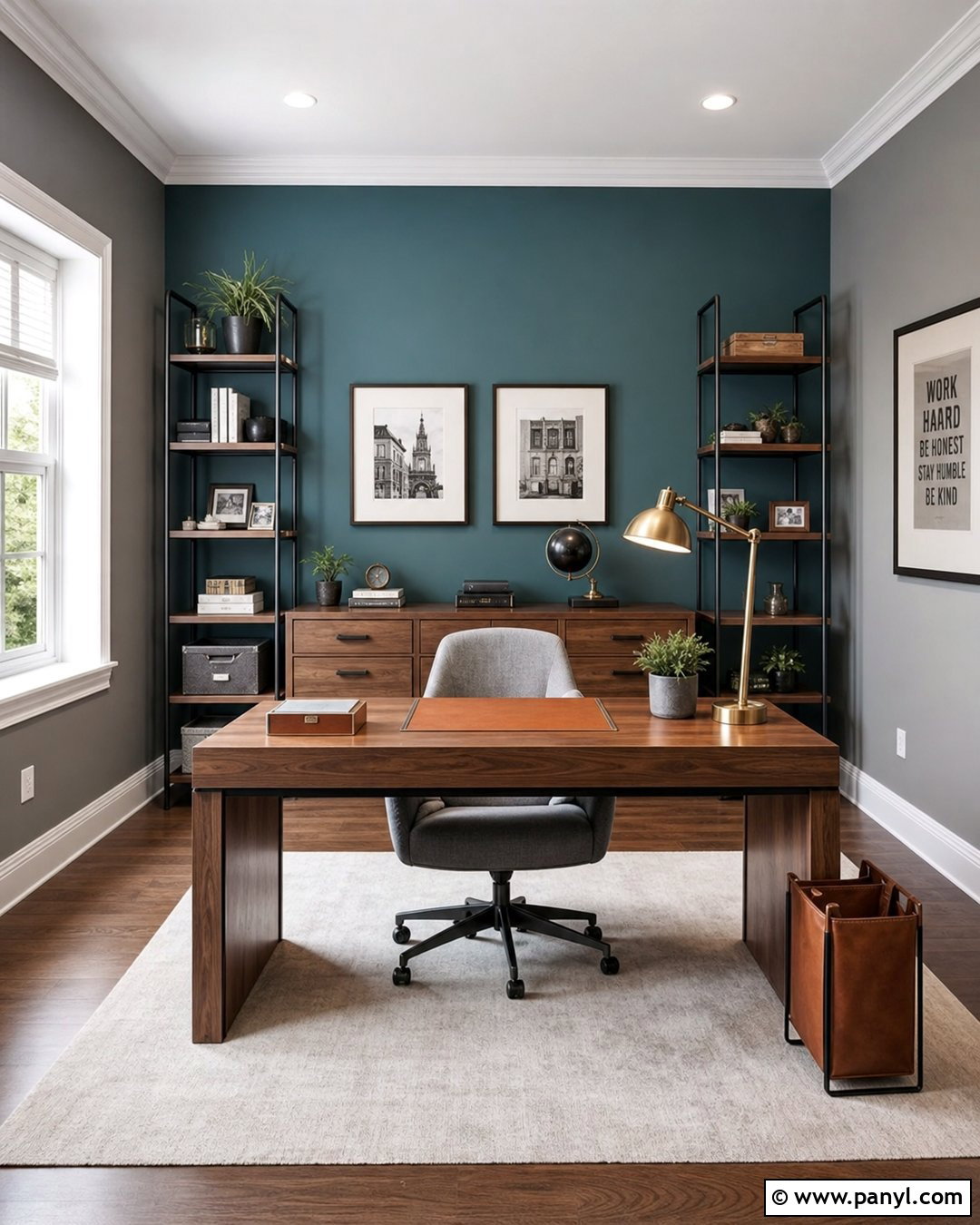 Teal And Warm Gray Wall Color Combination - 25 Color Combination For Wall Ideas