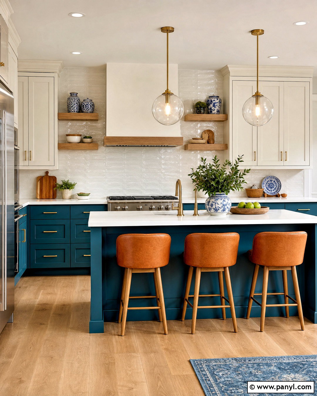 Teal And Warm White Kitchen Color Combination - 20 kitchen colour combination ideas