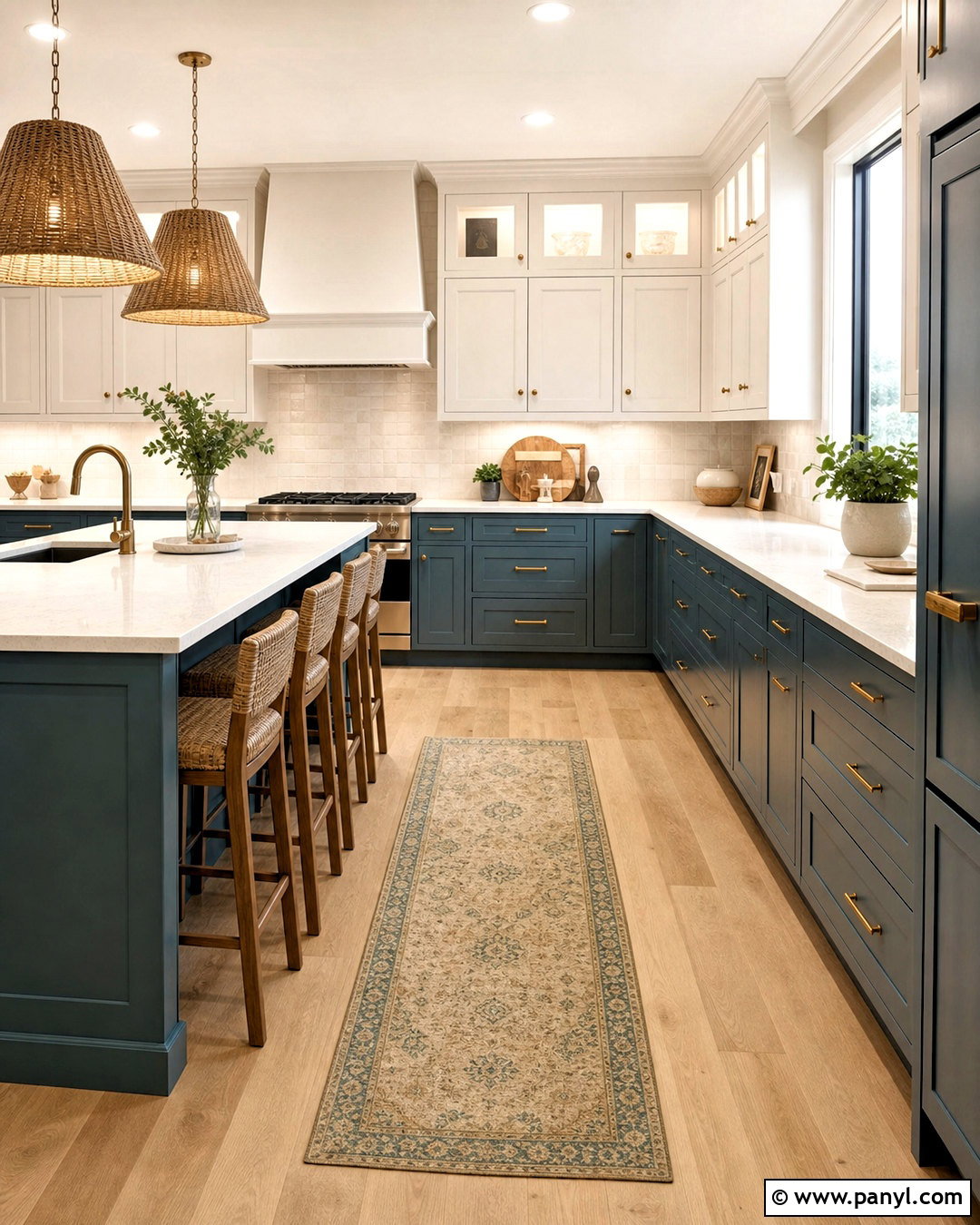 Teal And White Kitchen With Warm Neutral Accents - 20 teal and white kitchen ideas