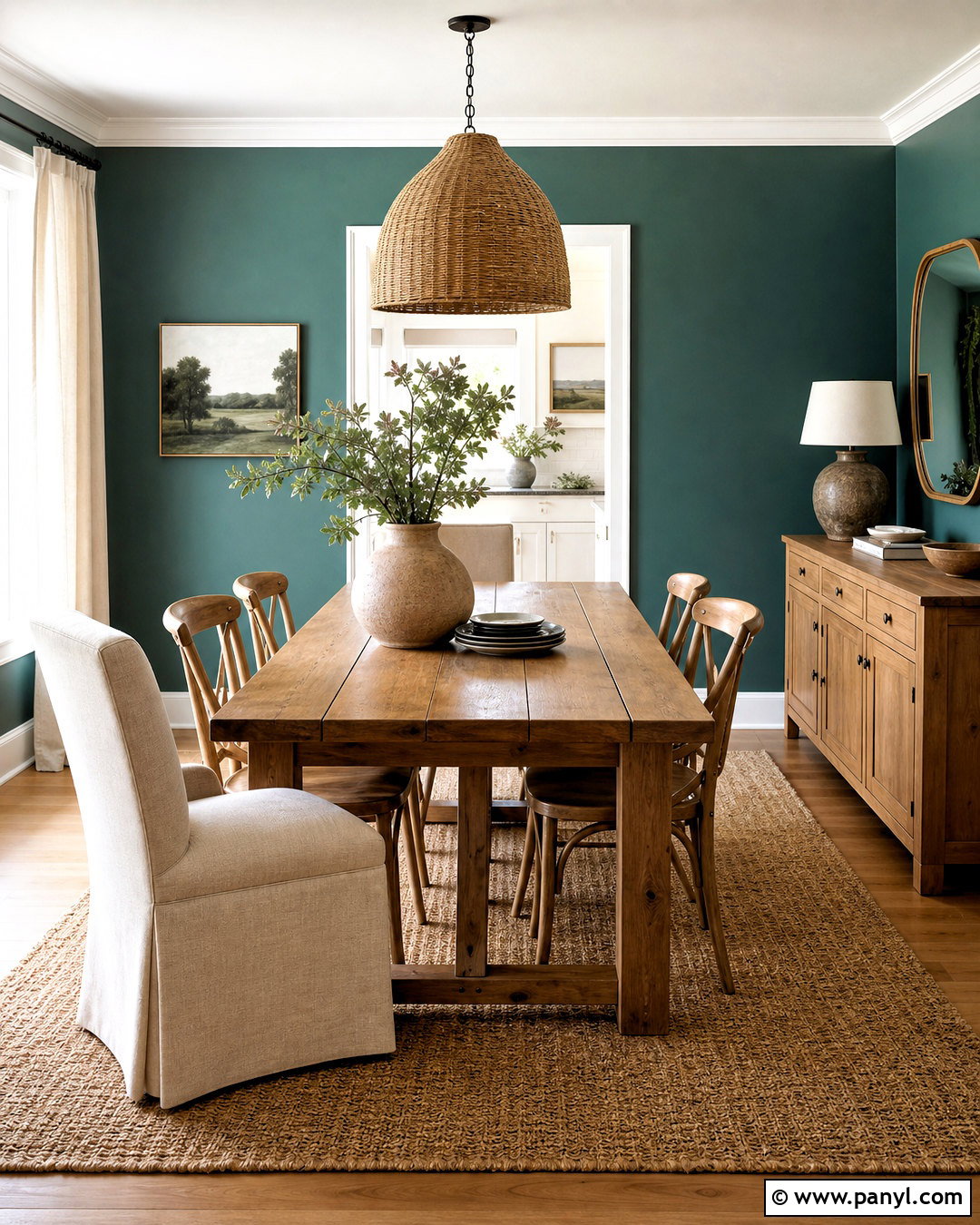 Teal And Wood Dining Room - 20 teal dining room ideas