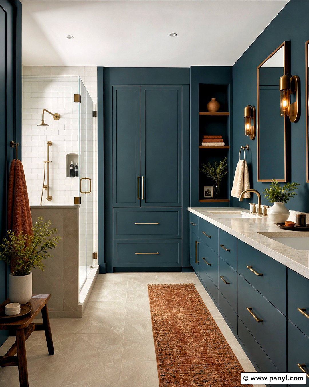 Teal Bathroom - 20 fun bathroom colors