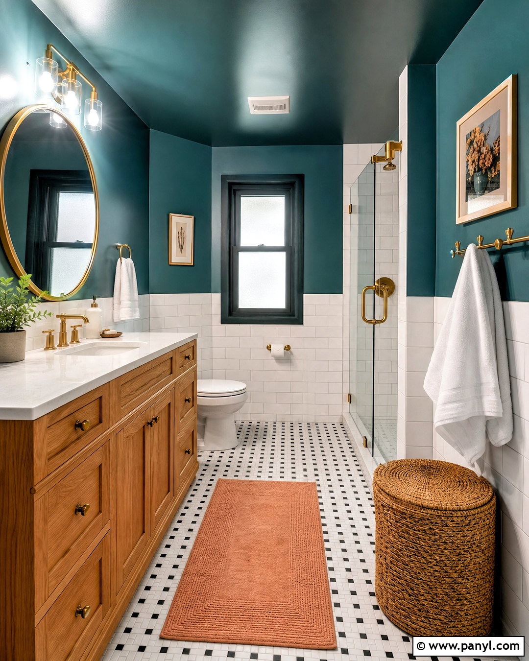 Teal Bathroom Color Scheme - 20 room colour ideas