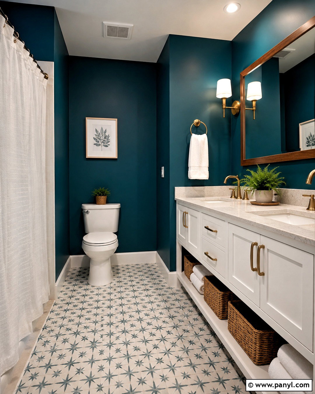 Teal Bathroom Walls - 20 paint interior walls