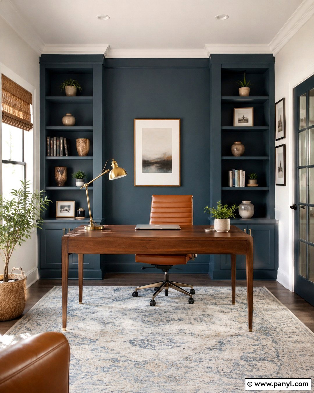 Teal Blue And Warm White Interior Walls - 20 Colour Combination For Interior Walls