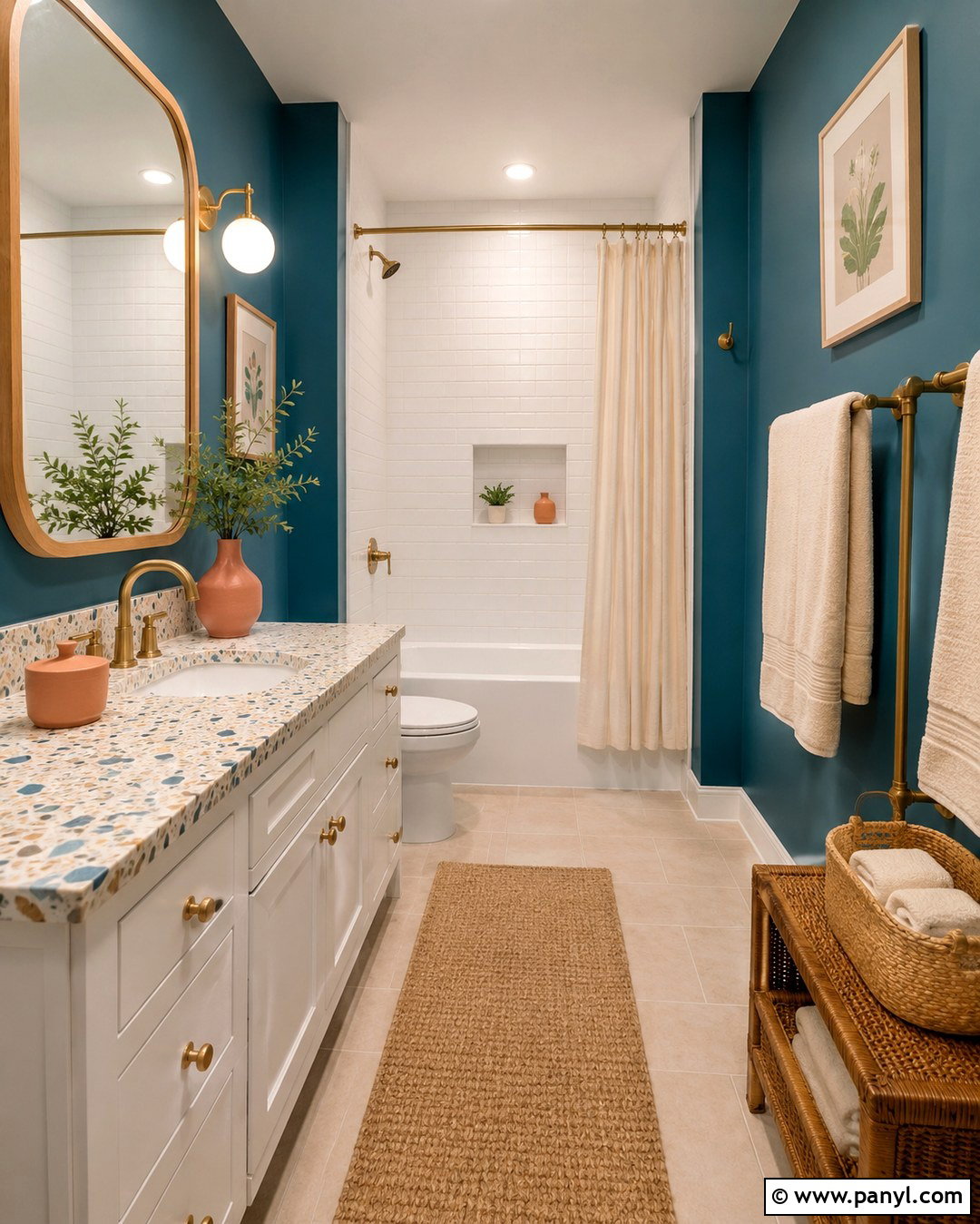 Teal Blue Bathroom Walls - 20 Blue For Bathroom Walls