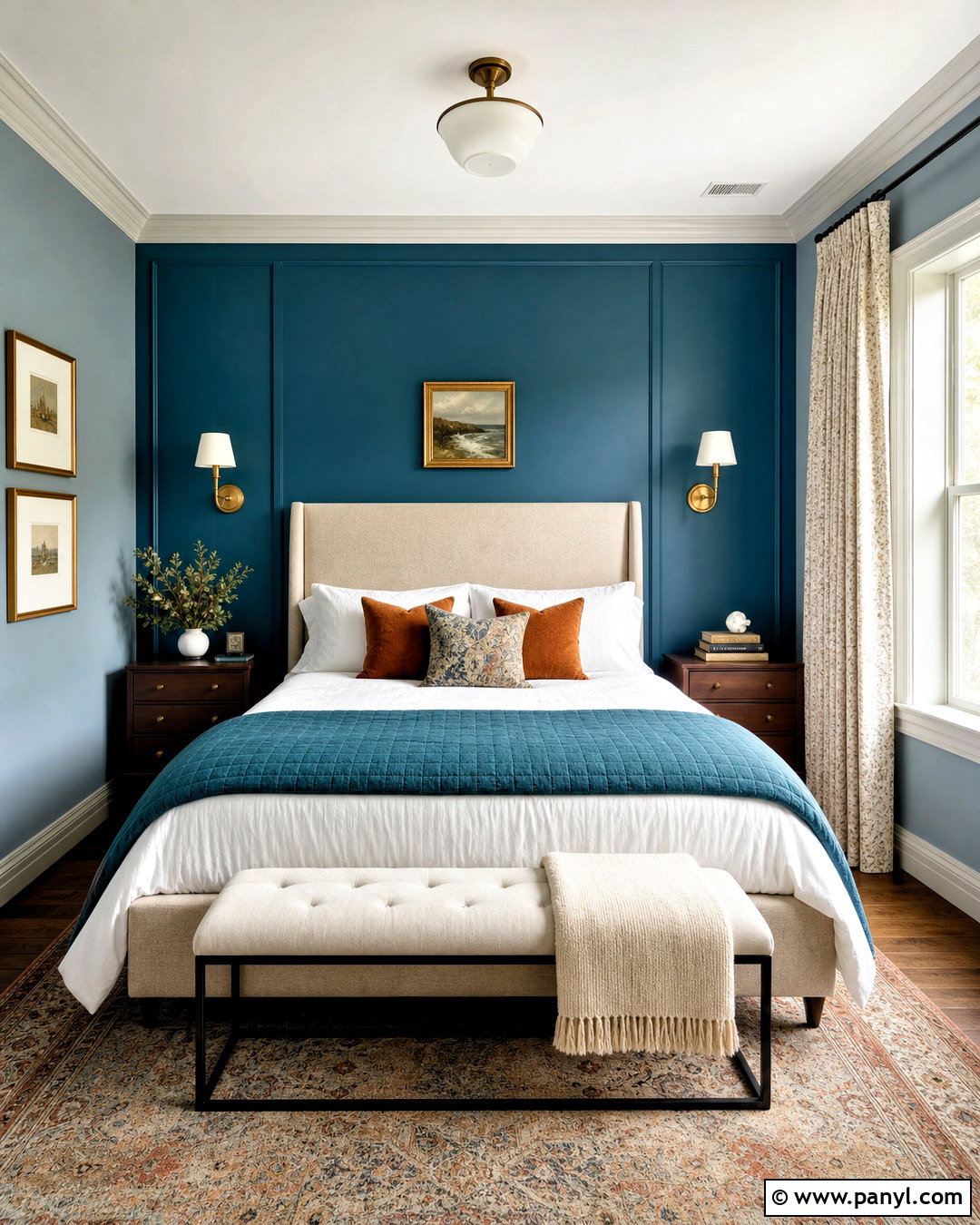 Teal Blue Guest Room - 20 blue room idea ideas