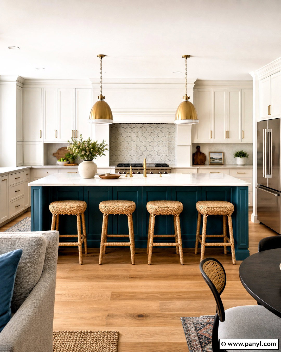 Teal Blue Kitchen Island - 20 teal blue kitchen ideas
